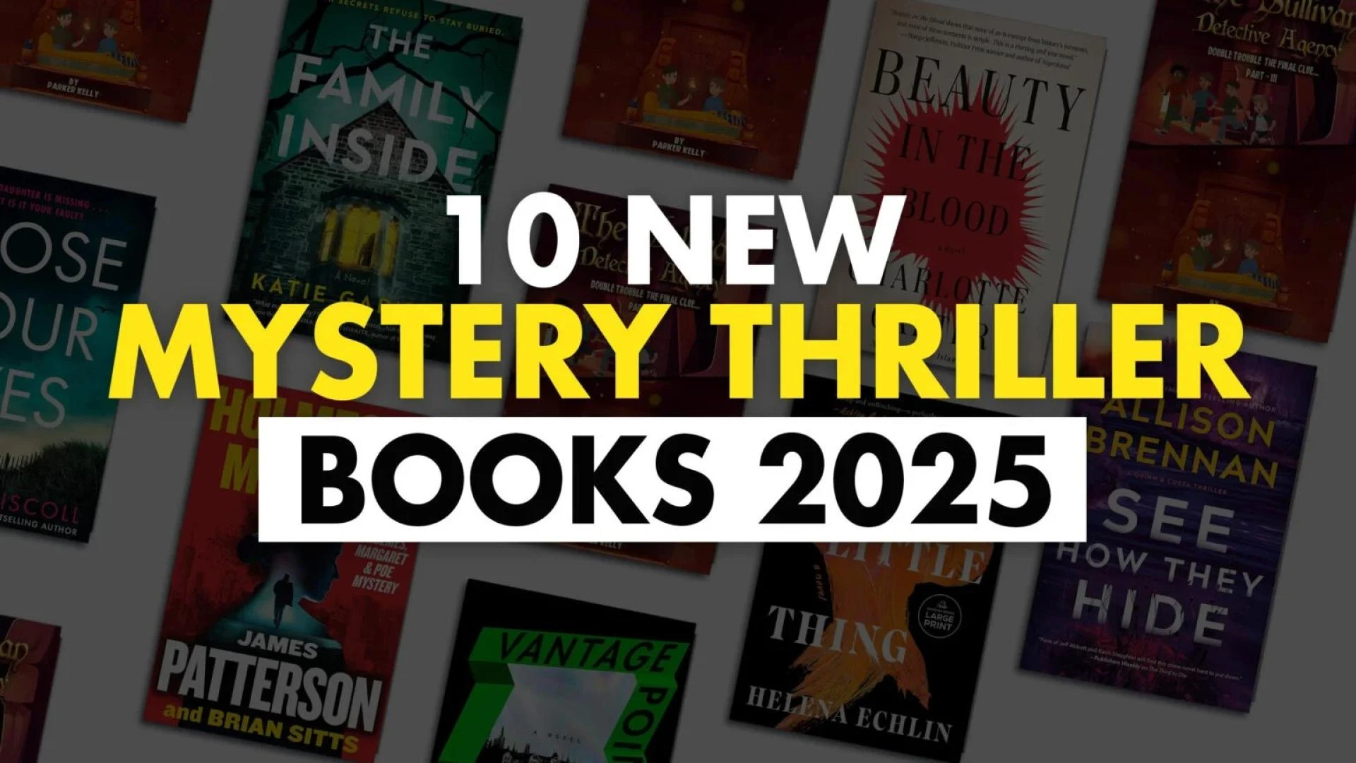 Edge-Of-Your-Seat Reads: 10 New Mystery Thriller Books 2025 That Will Leave You Breathless