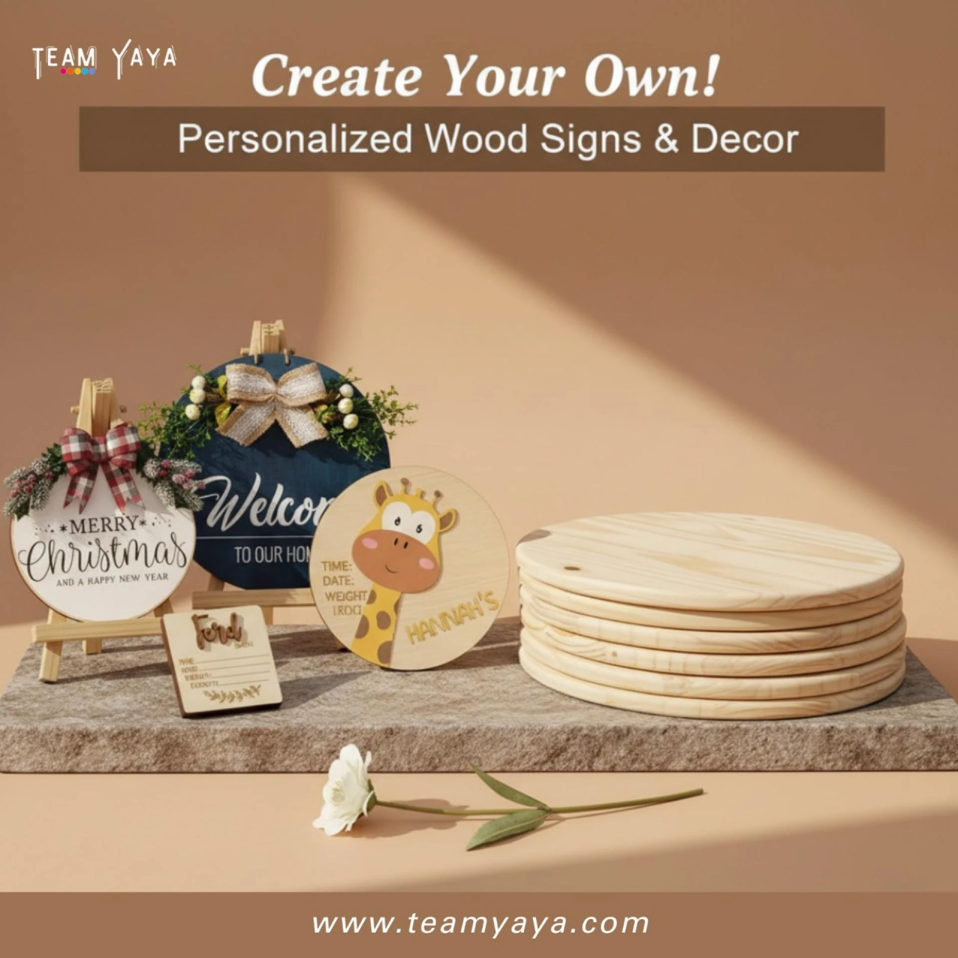 Unlocking Creativity: The Versatile Charm of Wooden Discs for Crafts | Team Yaya