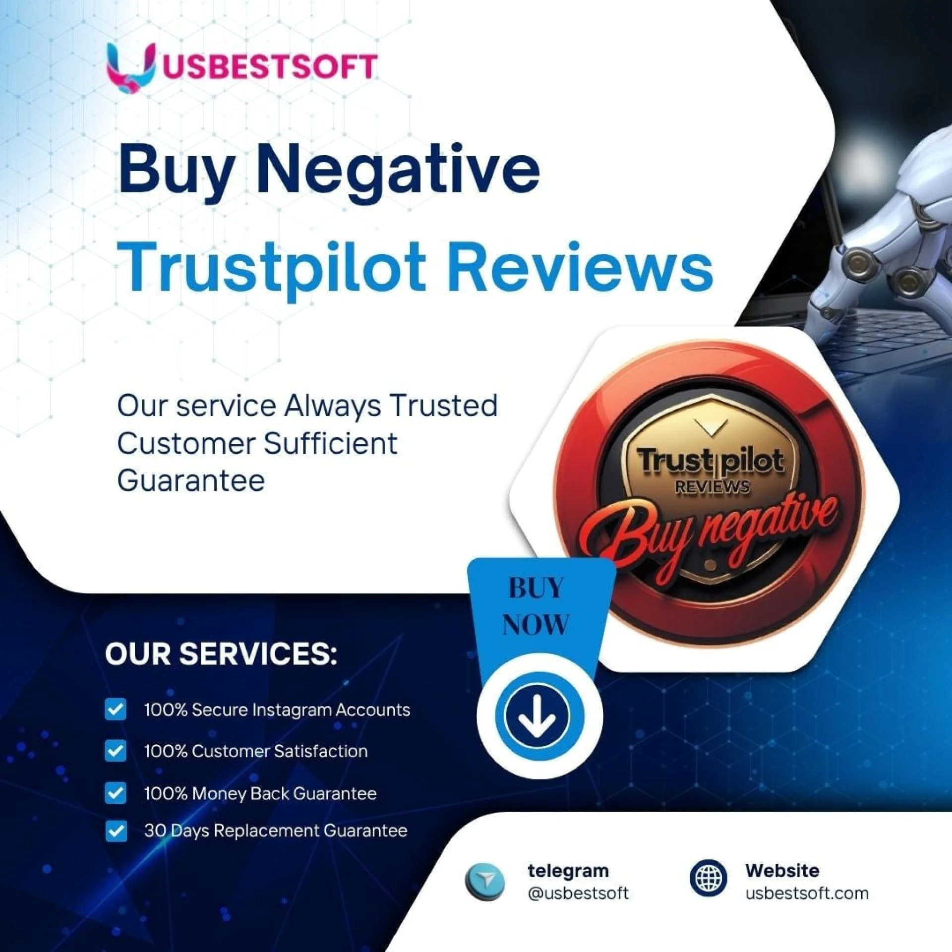 Buy best Negative Trustpilot Reviews Easily – Improve Your Ratings!