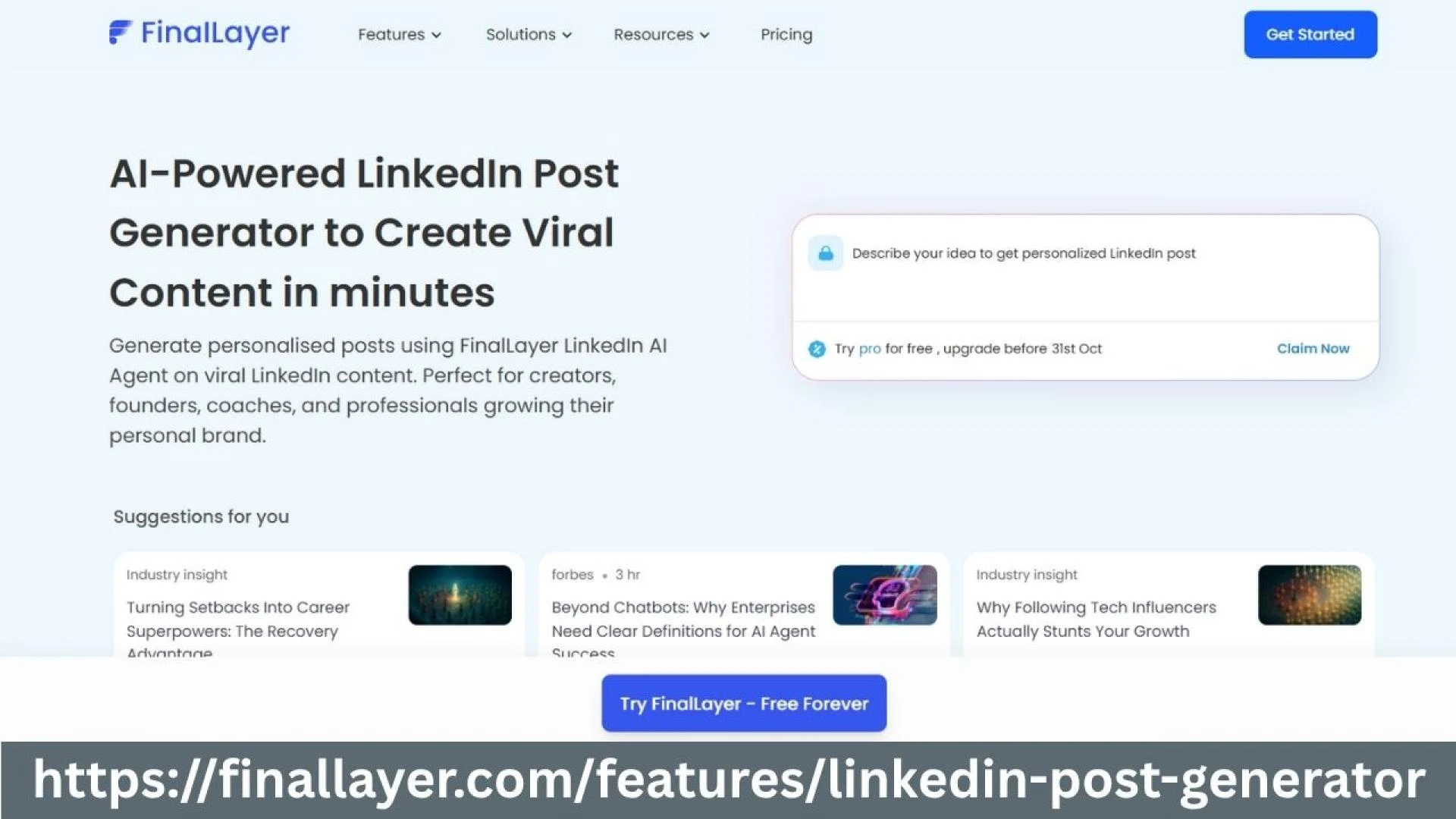 Improve Your Personal Branding with LinkedIn Post Generator