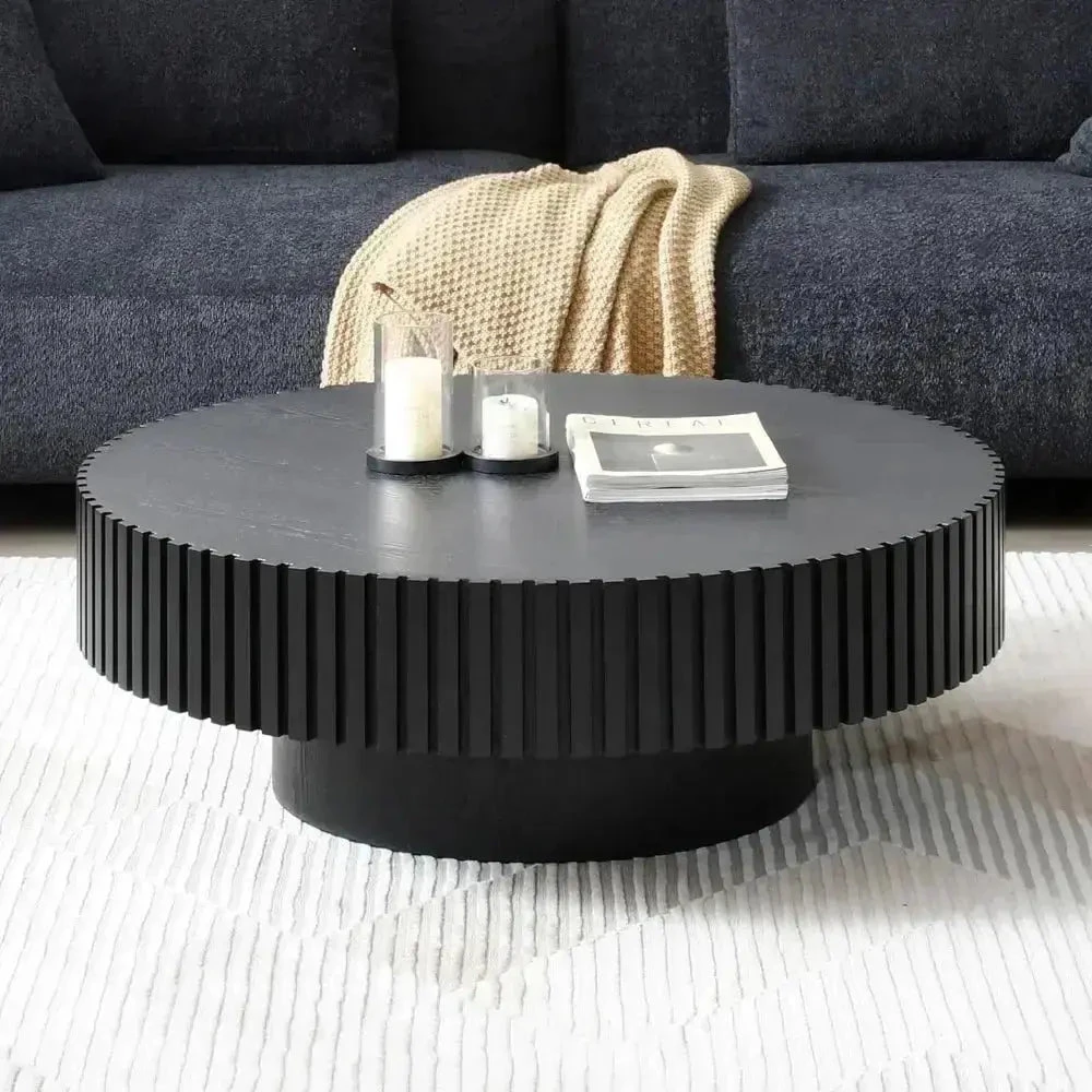 The Heart of the Modern Home: The Allure of a Minimalist Wooden Coffee Table