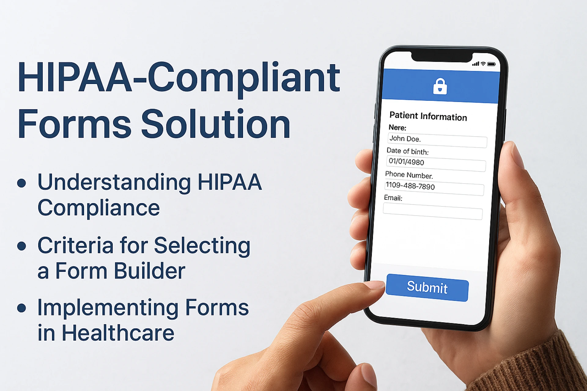 How HIPAA Compliant Forms are Transforming Patient Data Security and Efficiency in Healthcare