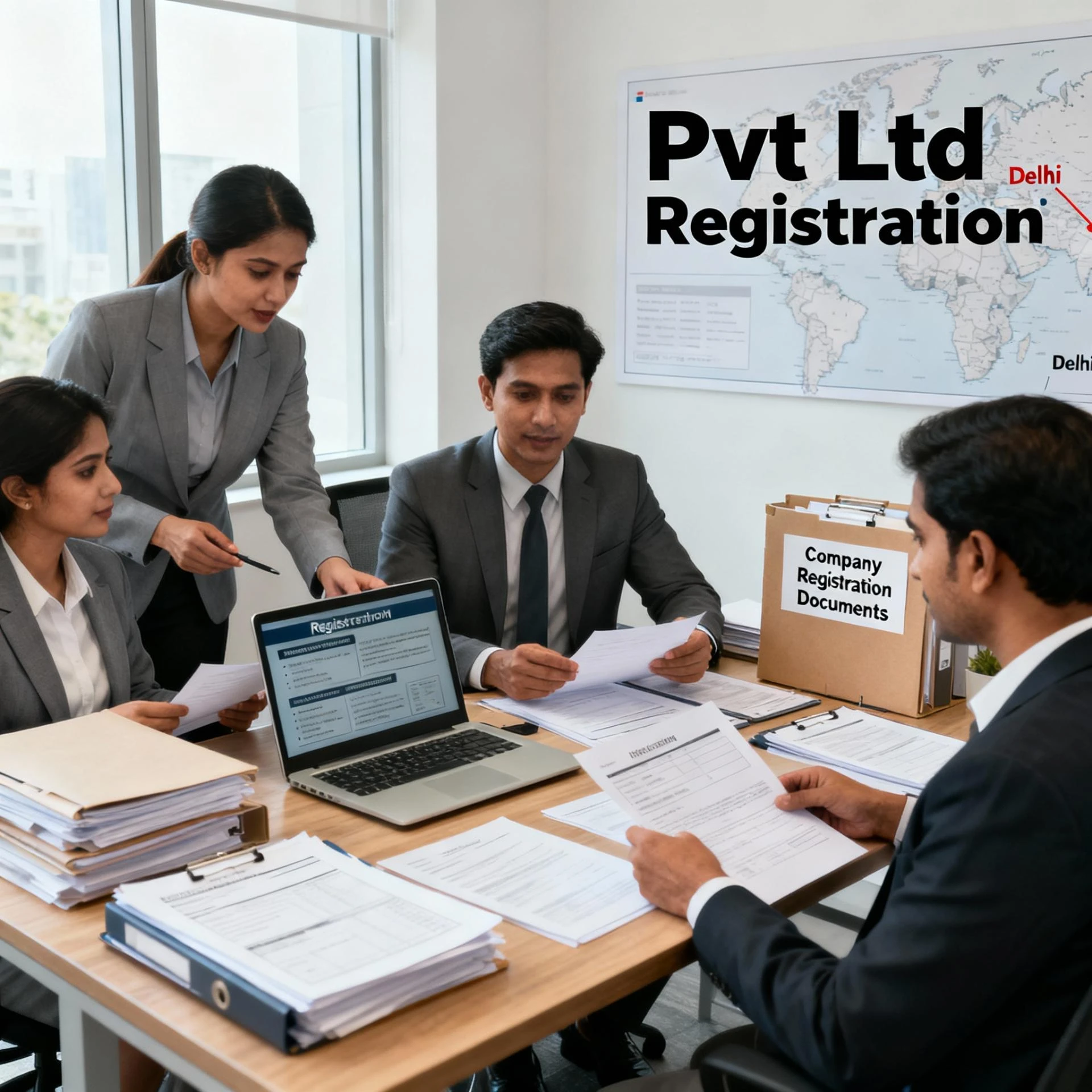 Simplifying Pvt Ltd Registration in Delhi for New Entrepreneurs