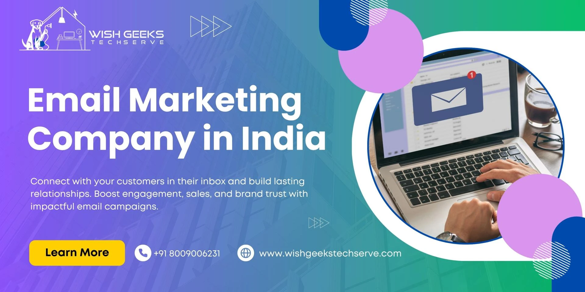 Email Marketing Company in India Helping Businesses Grow Faster and Reach More Customers | Wish Geeks Techserve