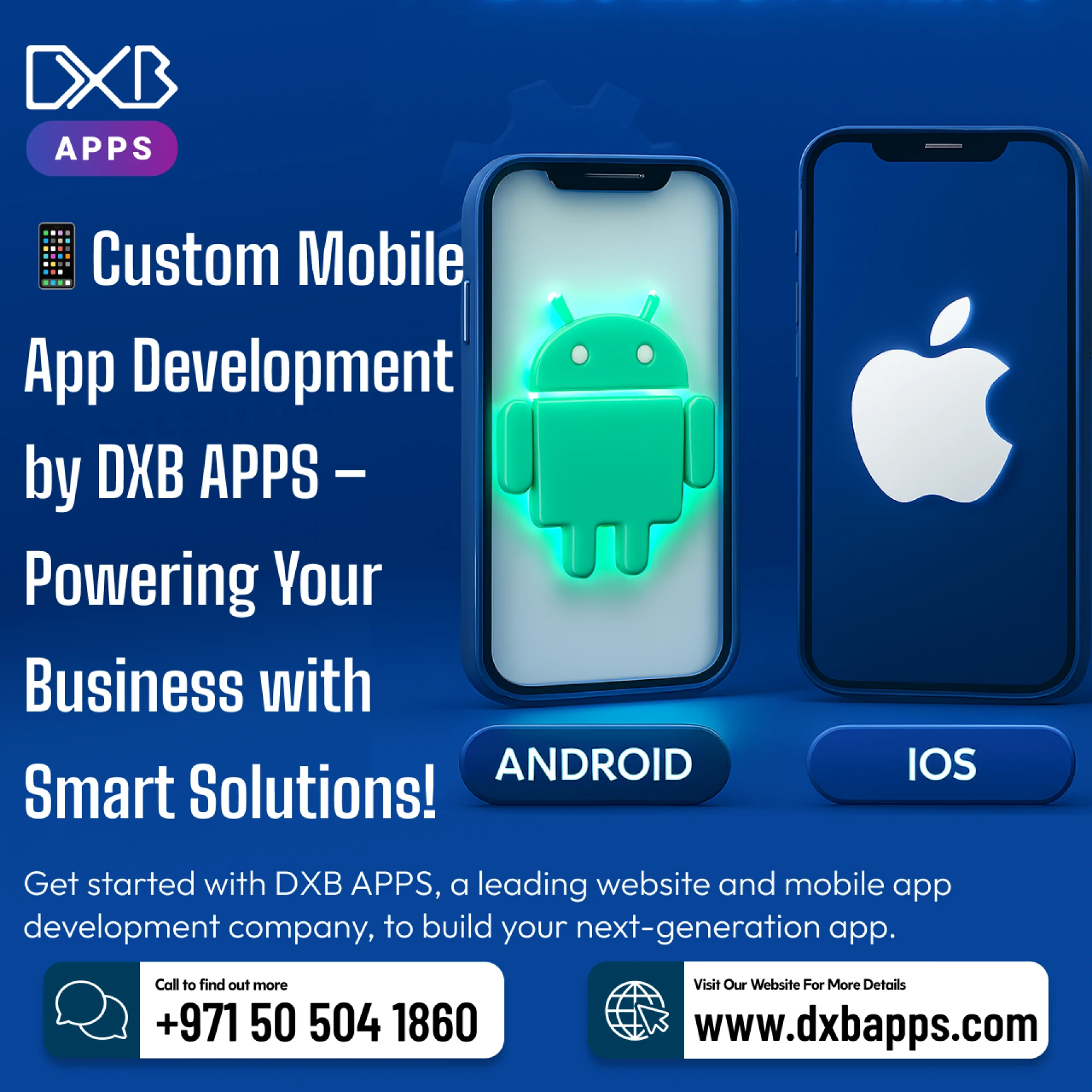 Award-winning Mobile App Development Dubai company - DXB APPS