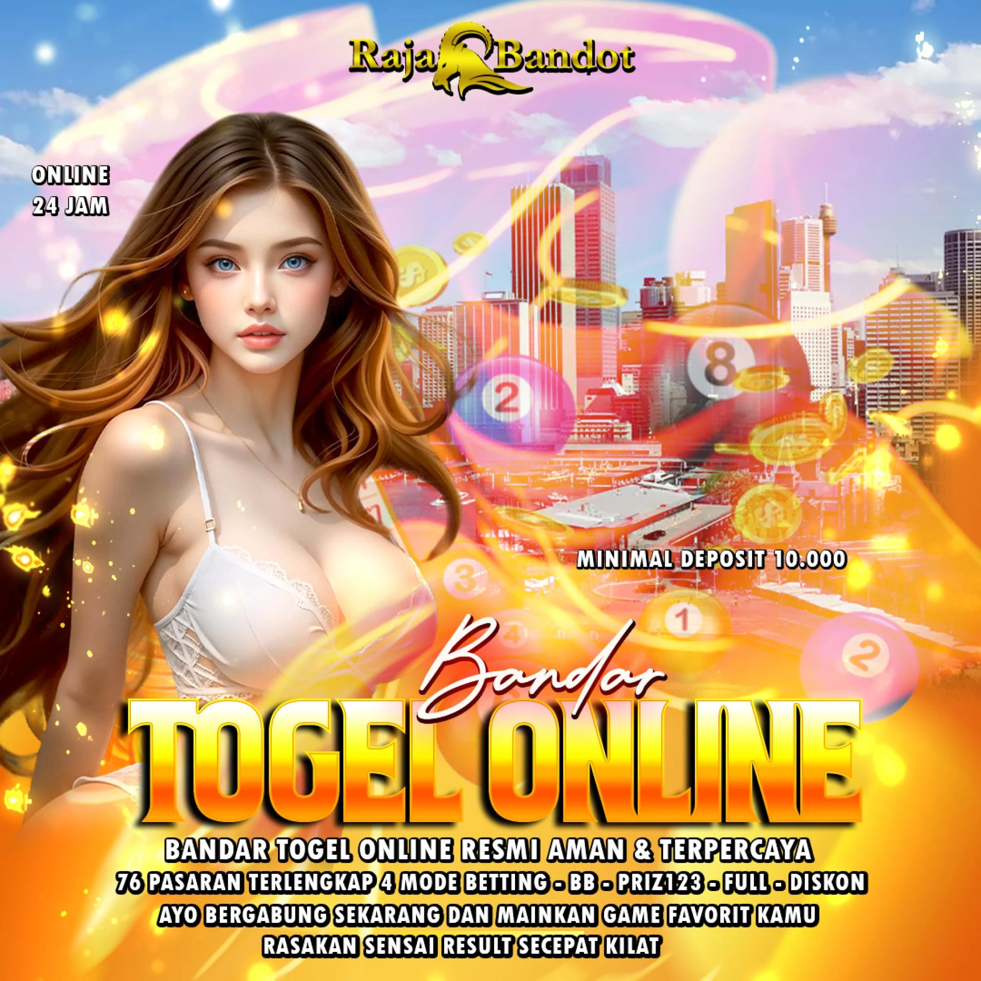 Play 4D Online Togel at RAJABANDOT with the Cheapest Bet Ever