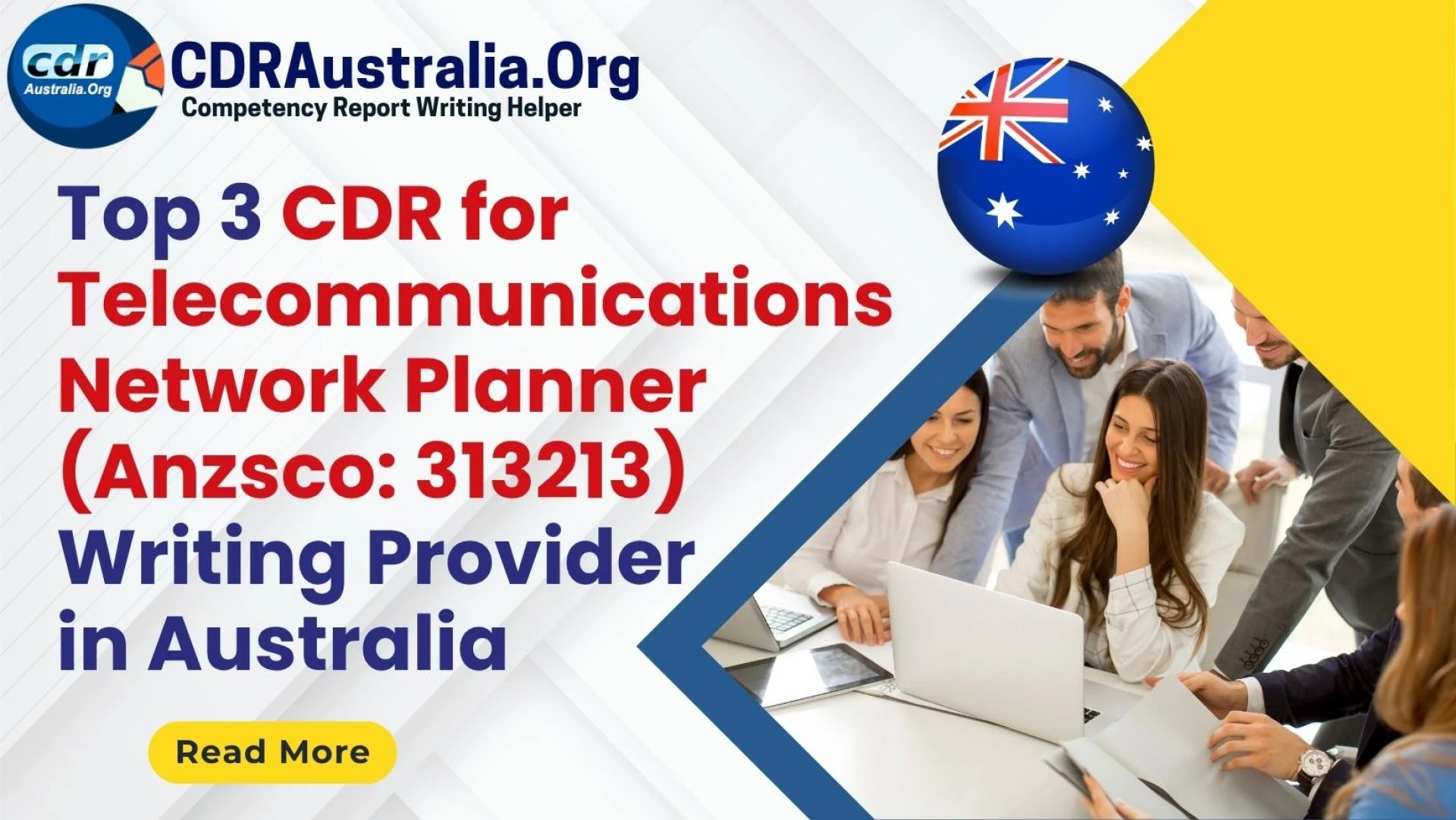 Top 3 CDR for Telecommunications Network Planner Writing Provider in Australia