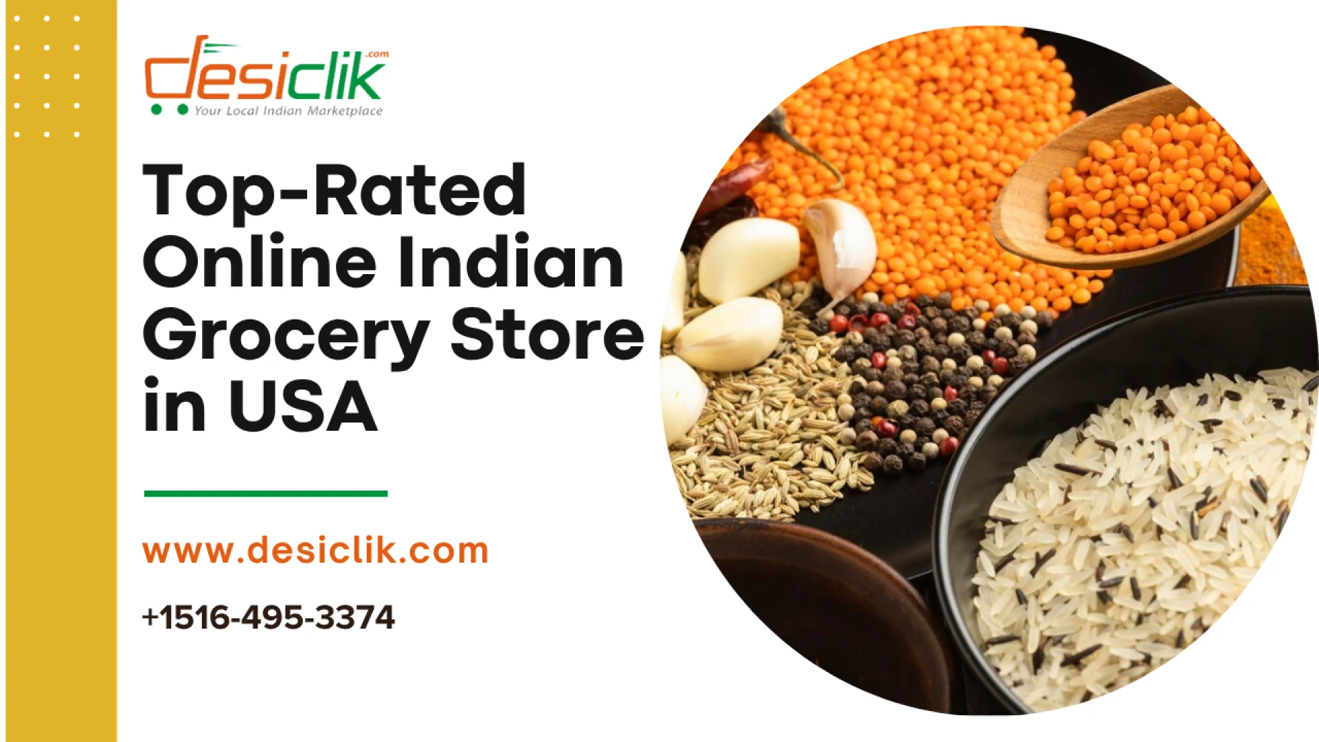 Top-Rated Online Indian Grocery Store in USA for Authentic Spices & Snacks – DesiClik.com