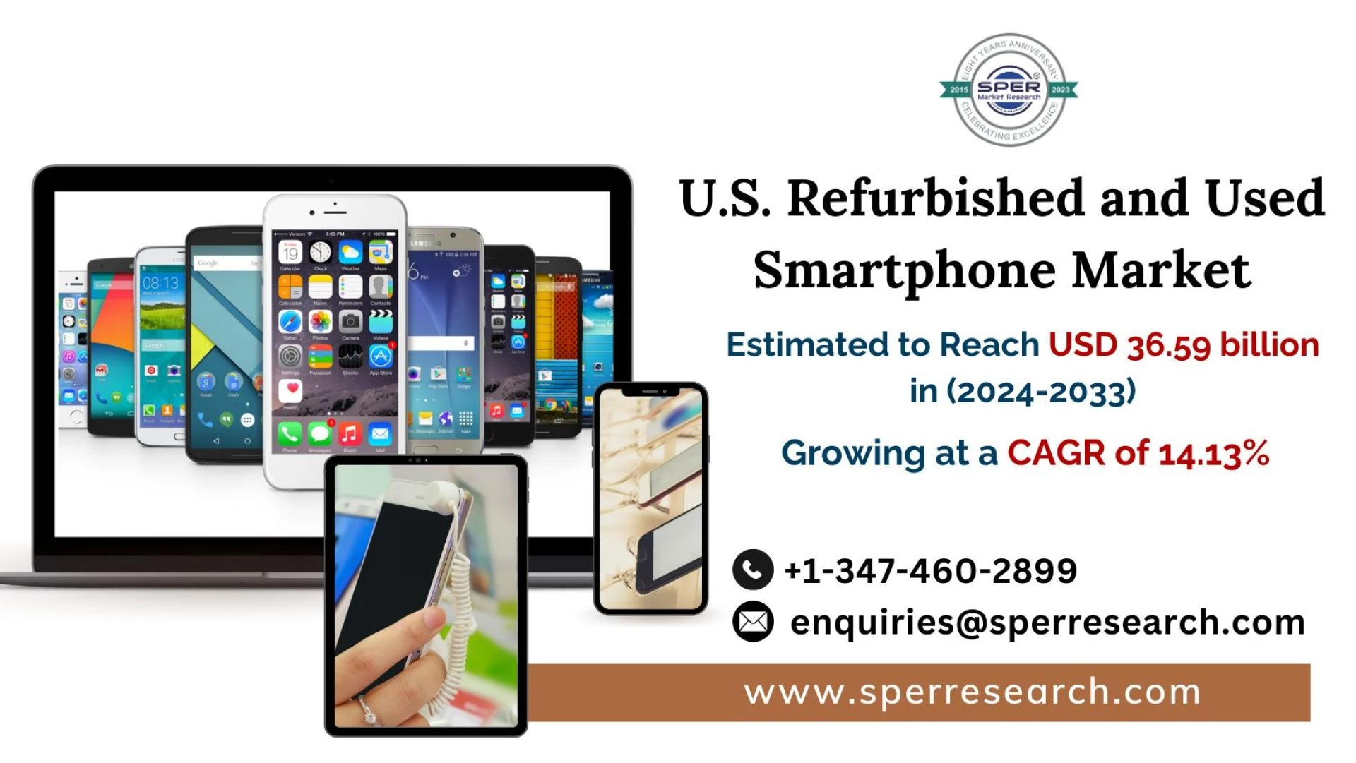 USA Refurbished and Used Smartphone Market Share, Growth, Revenue, Trends, Business Opportunities, Challenges and Future Outlook 2033: SPER Market Research
