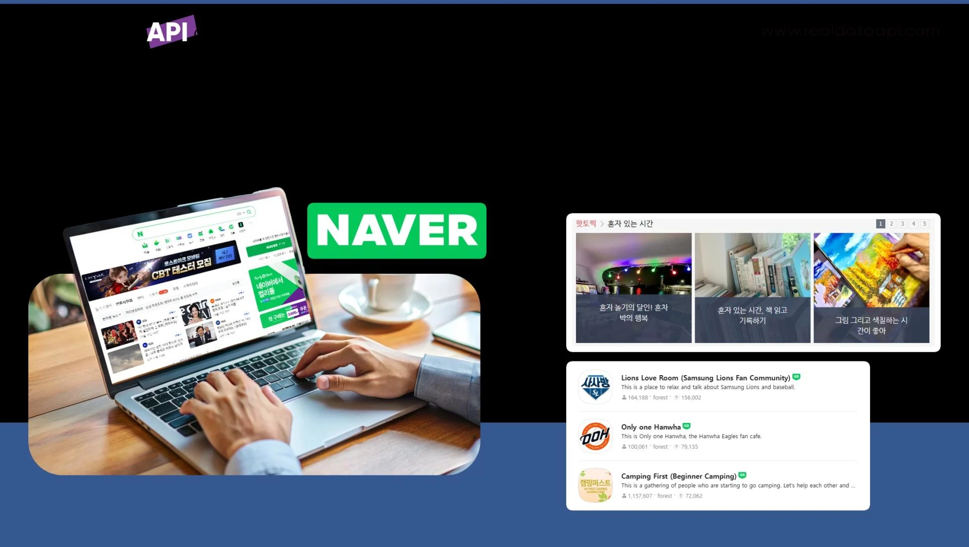 Scrape Naver Blogs, Cafe & Knowledge Posts and Comments