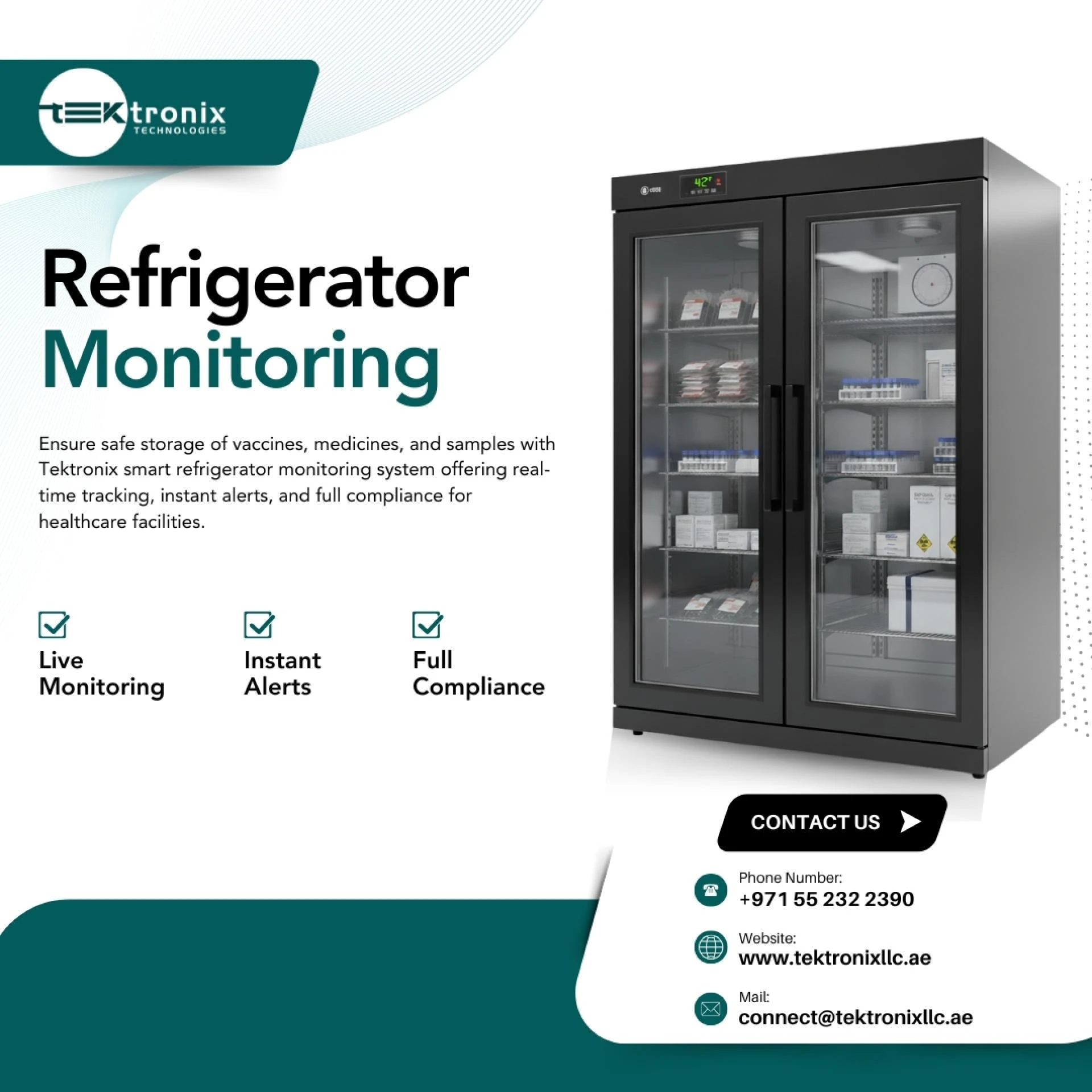 The Next Generation of Refrigerator Monitoring in the UAE