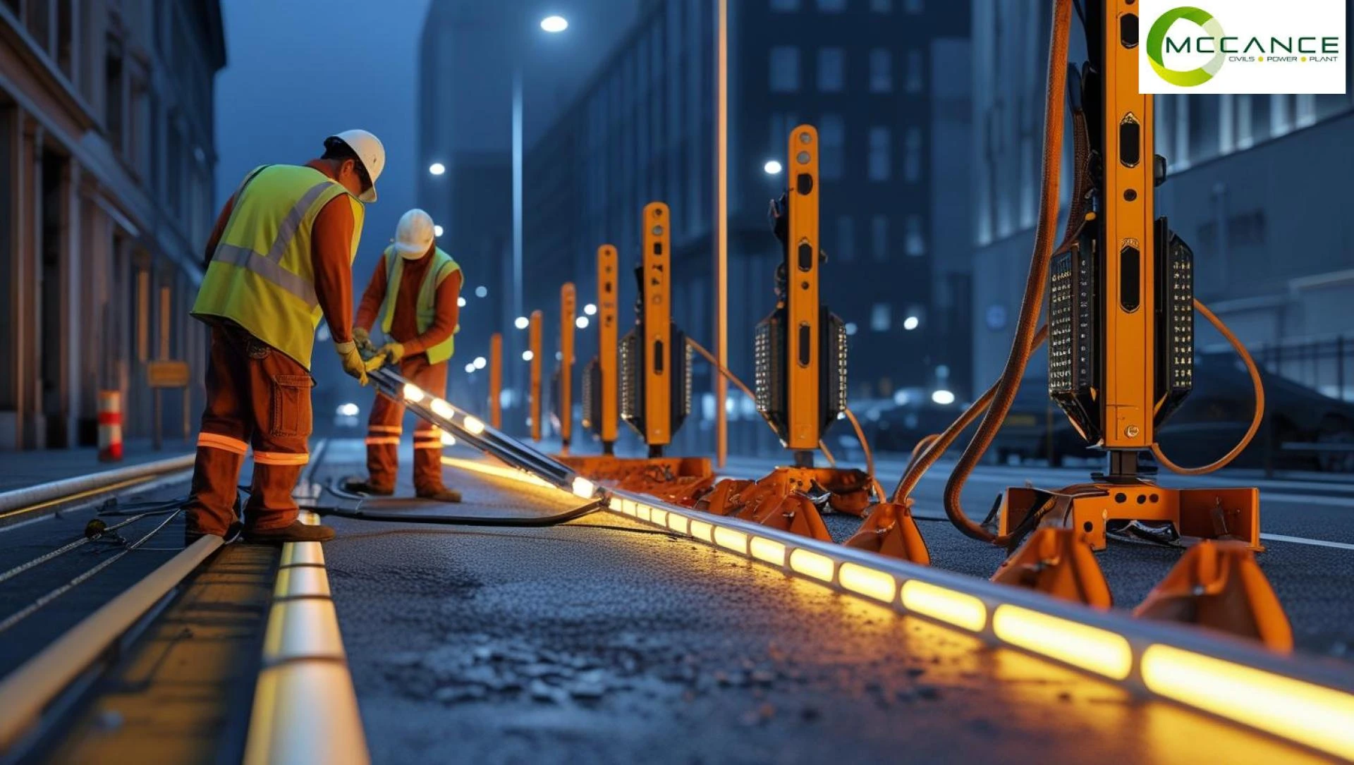 Brightening Berkshire’s Roads: The Expert Roads & Highways Lighting Installation by McCance Highway
