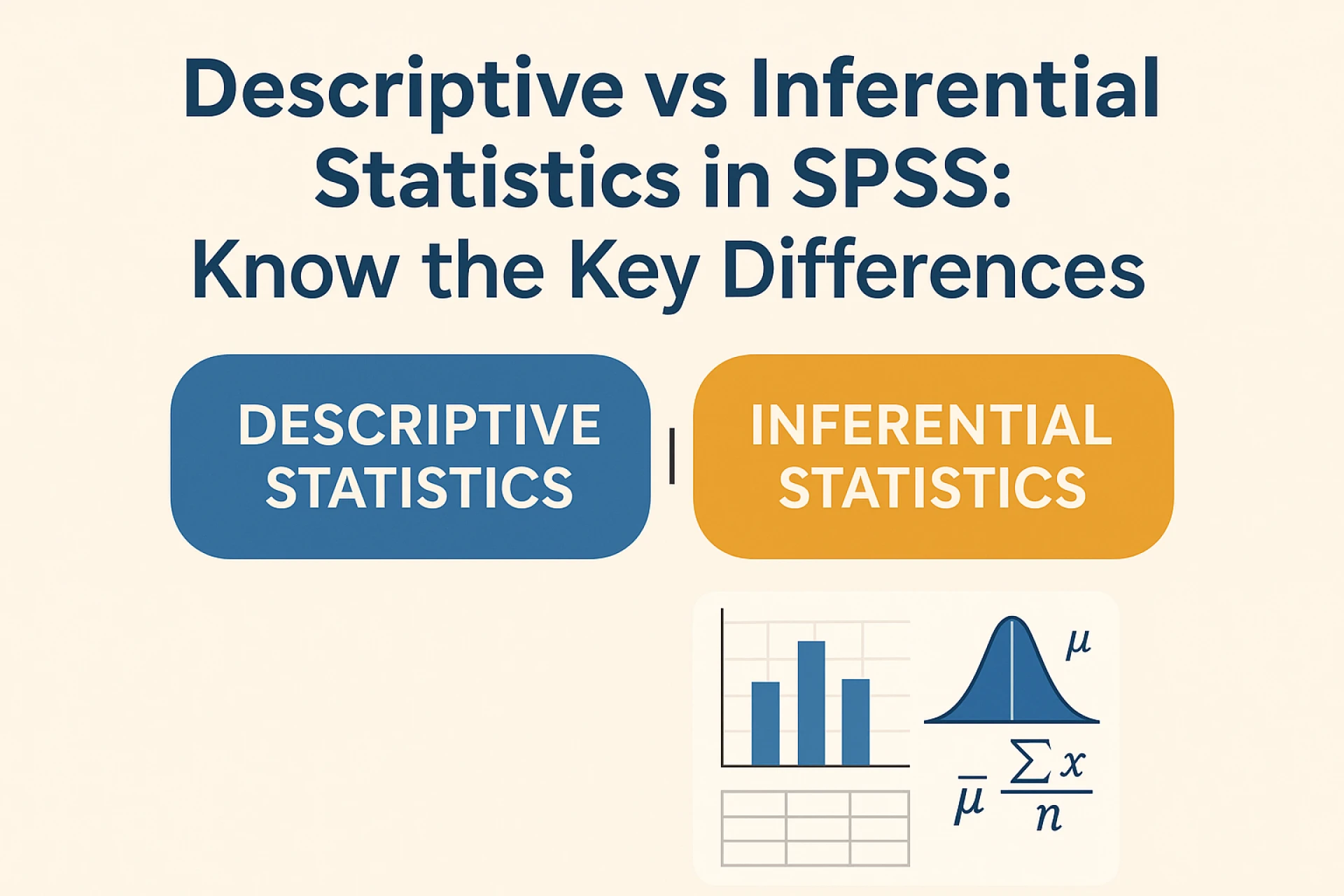 Descriptive vs Inferential Statistics in SPSS: Know the Key Differences