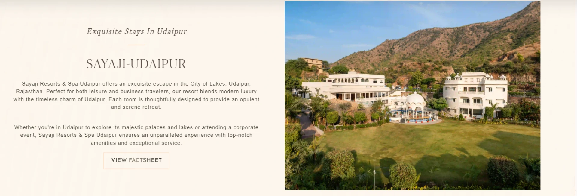 Sayaji Udaipur: Experience Royalty Amidst the Aravallis
