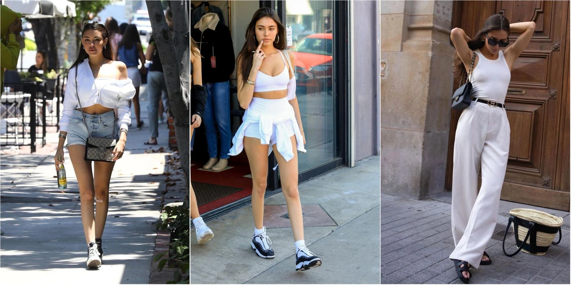 bag in the shape Golden Goose of with removable clips that