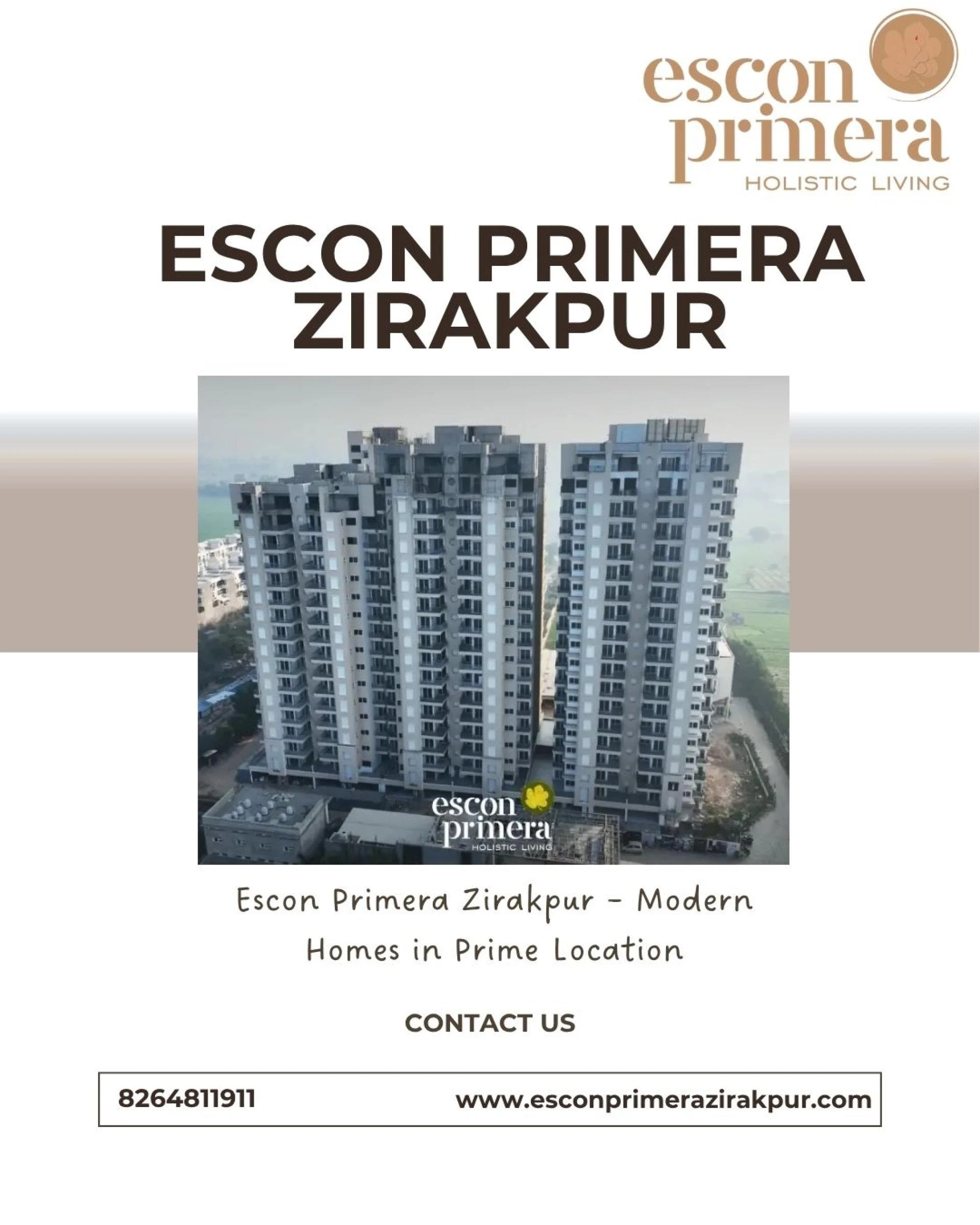 Stay Connected to City Life with Escon Primera Zirakpur