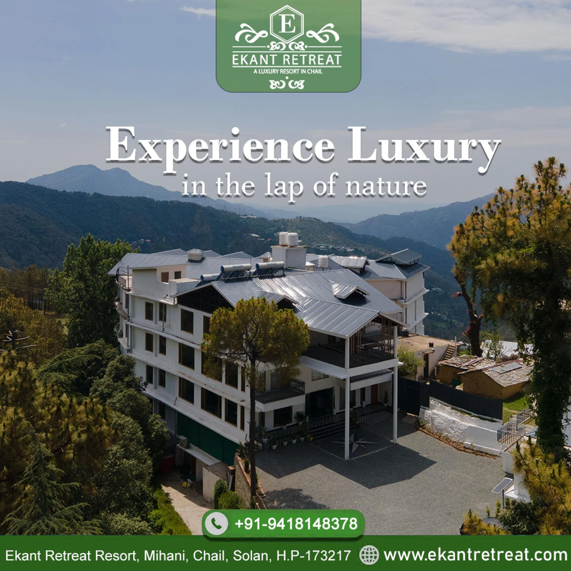 Shimla & Chail: Best of Himachal's Serene Hills Tour Packages