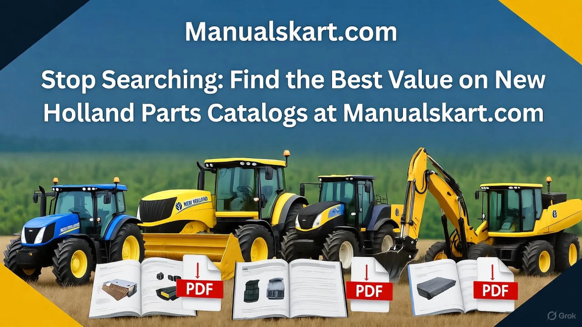 Best Value New Holland Parts Catalogs at Manualskart.com