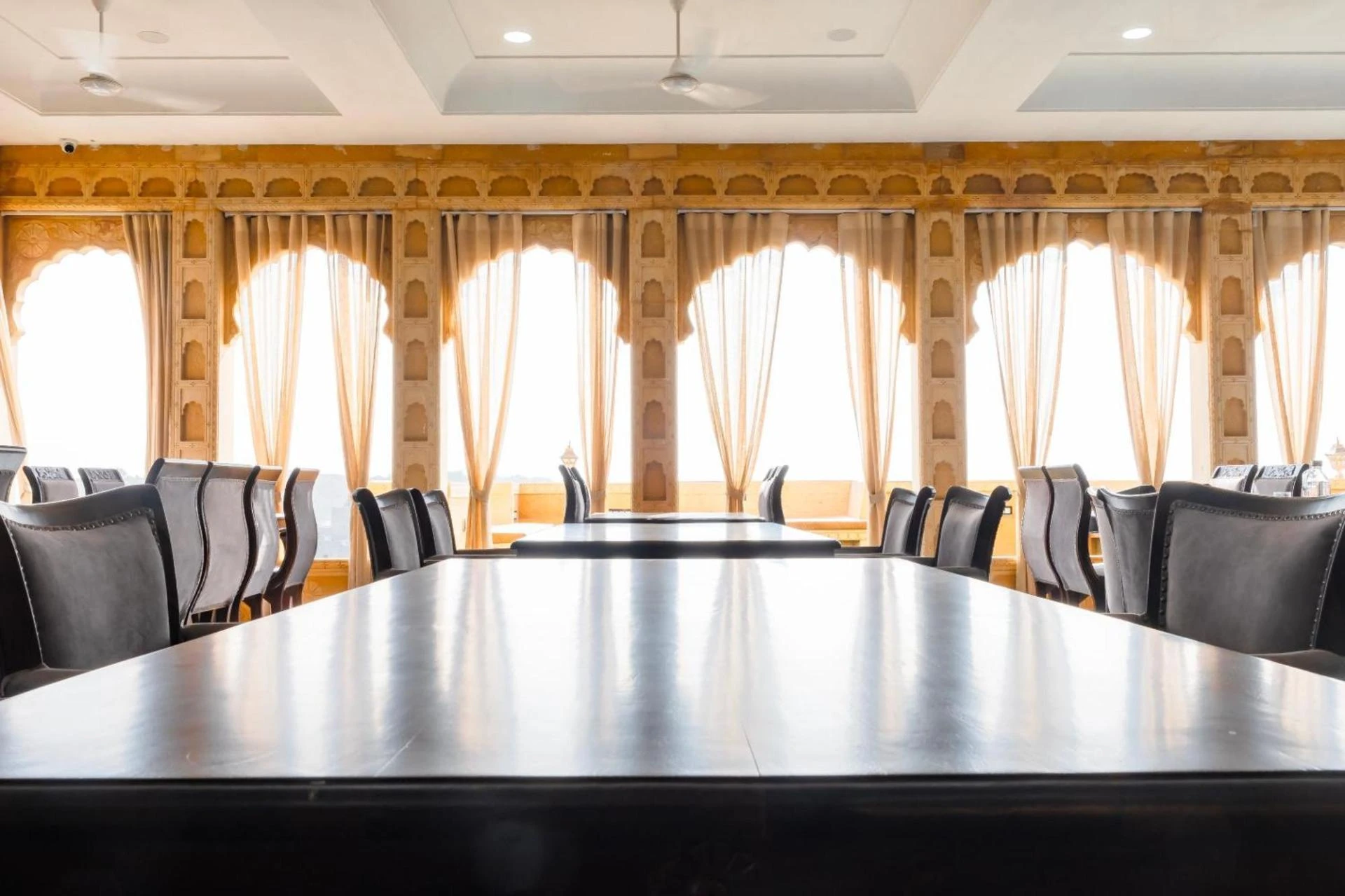 Are Heritage Rooms part of a restored or original building?