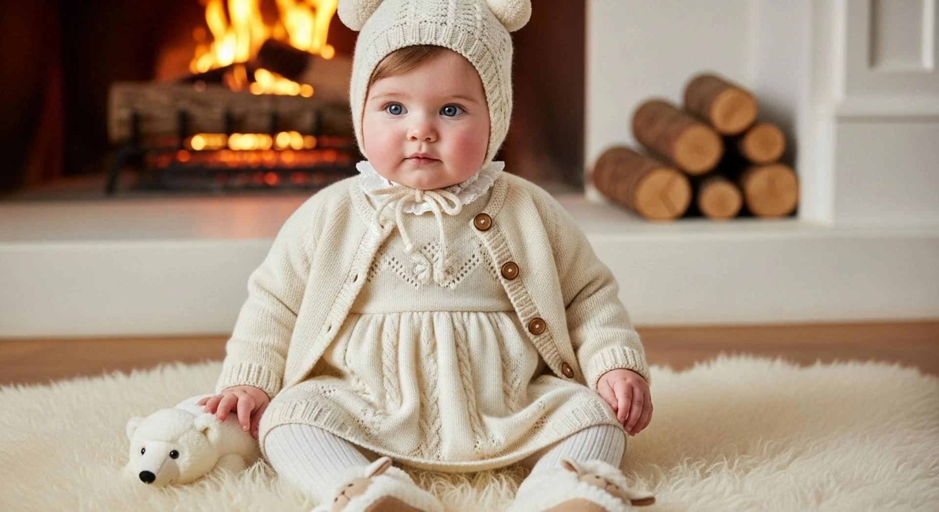 Warmth and Style Combined: The Perfect Baby Winter Dress for Your Little One
