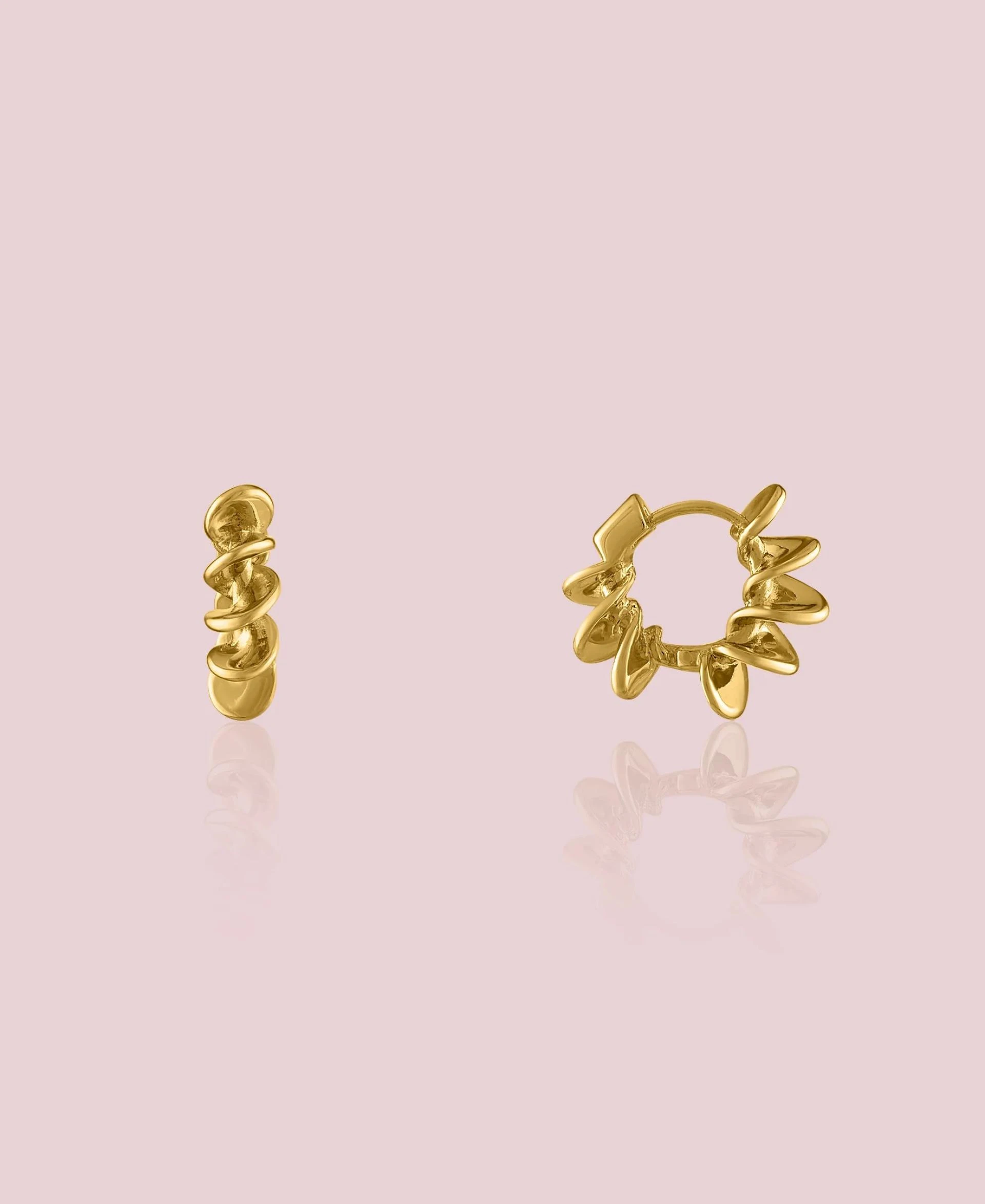 Classic Gold Tone Plated Earrings for Quiet Elegance
