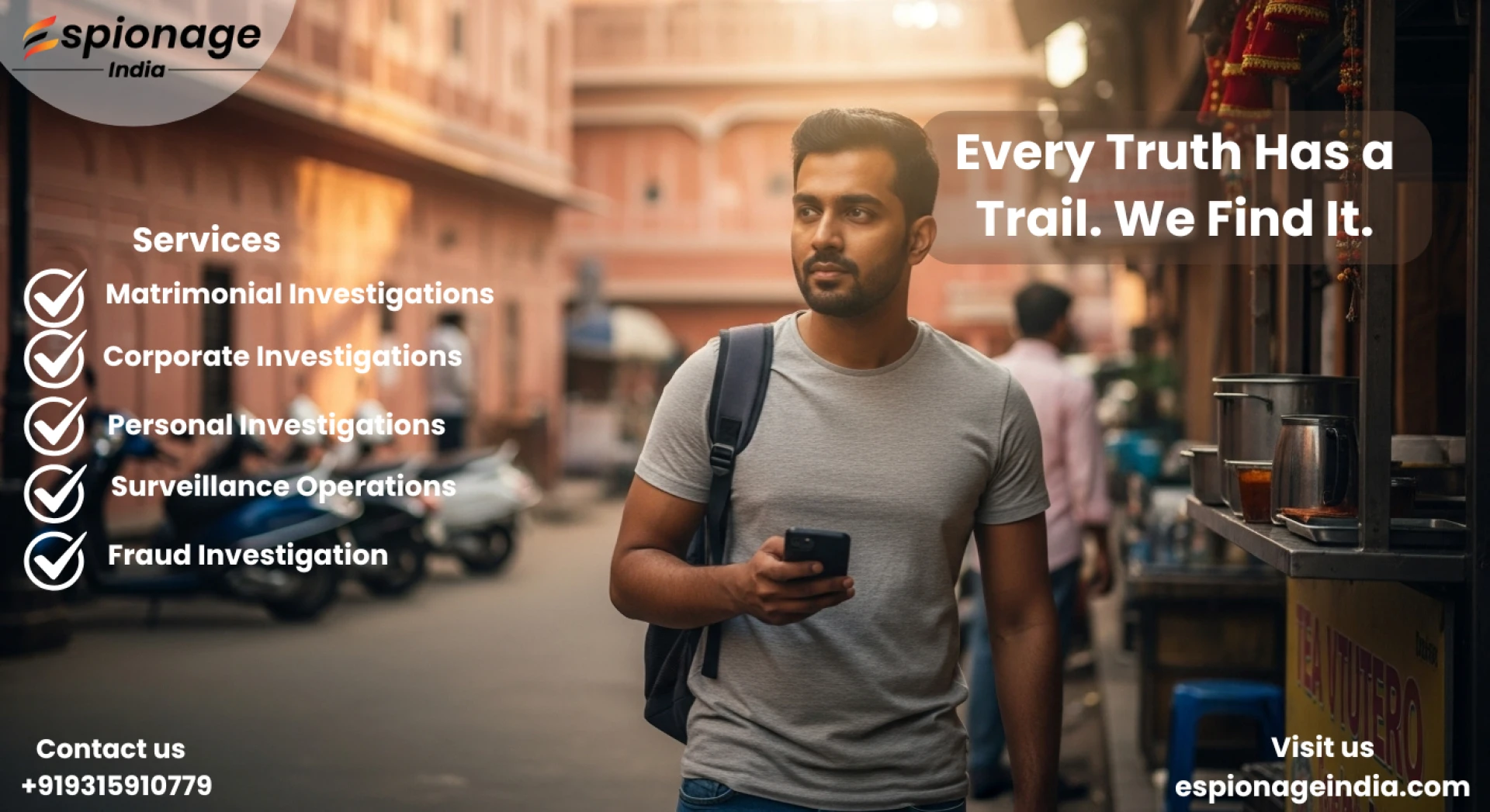 Best Private Detective in Jaipur | Trusted Detective Agency in Jaipur – Espionage India