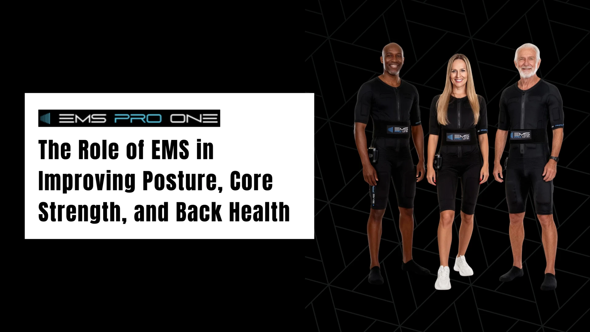 The Role of EMS in Improving Posture, Core Strength, and Back Health