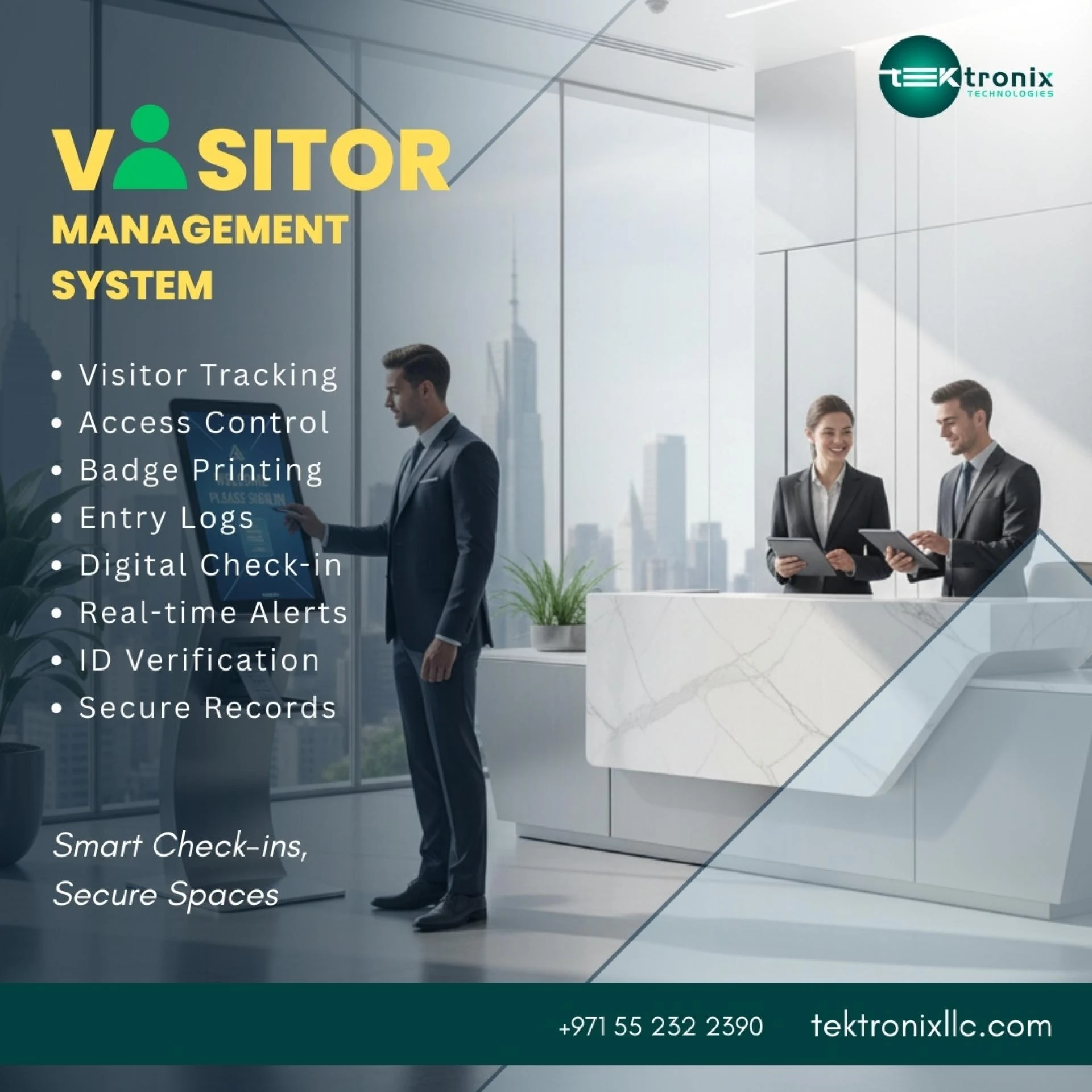 TekVisit – The Intelligent Way to Manage Visitors in KSA & GCC