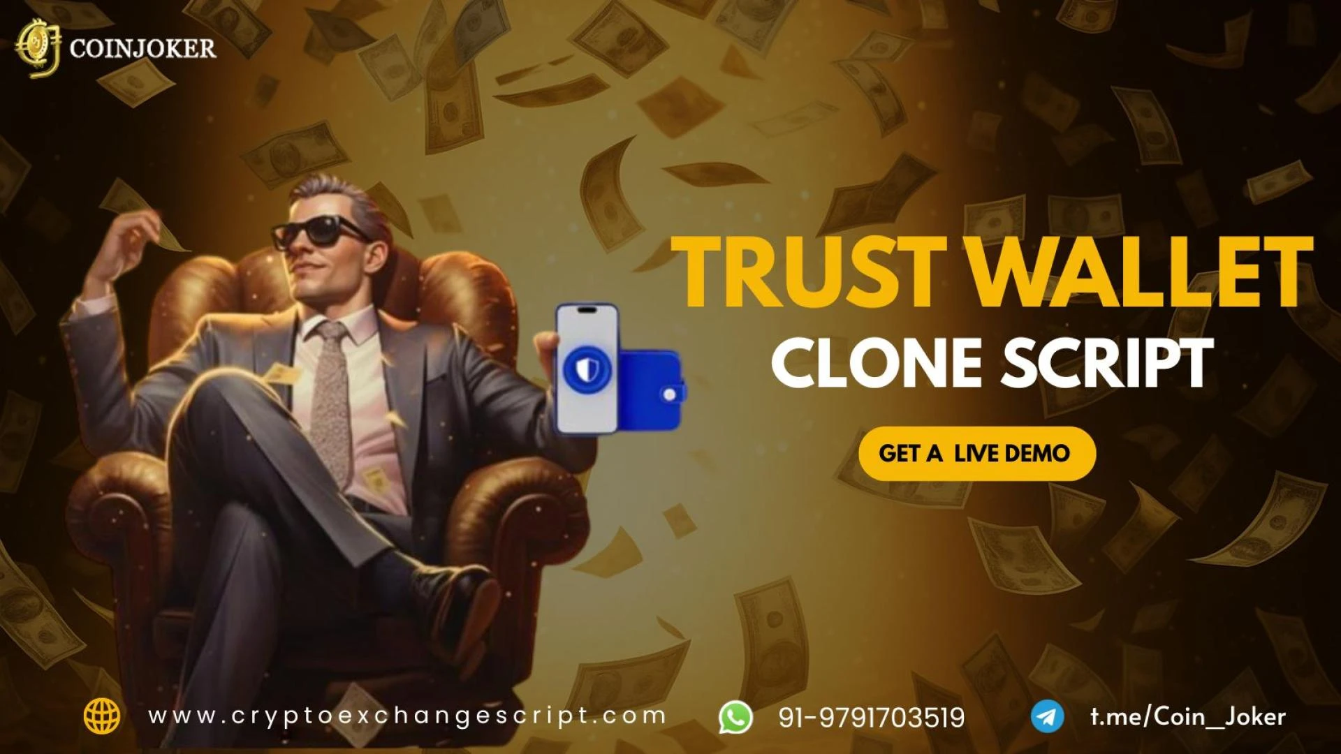Launch Your Own Wallet: How a Trust Wallet Clone Script Can Power Your Crypto Business