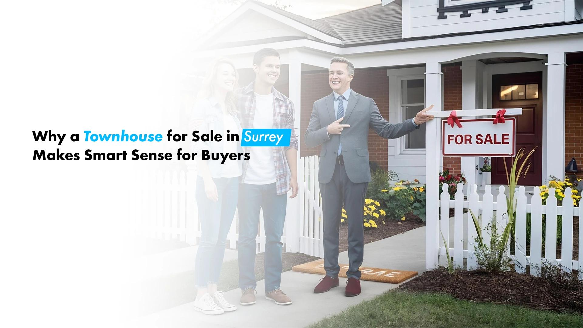 Why a Townhouse for Sale in Surrey Makes Smart Sense for Buyers
