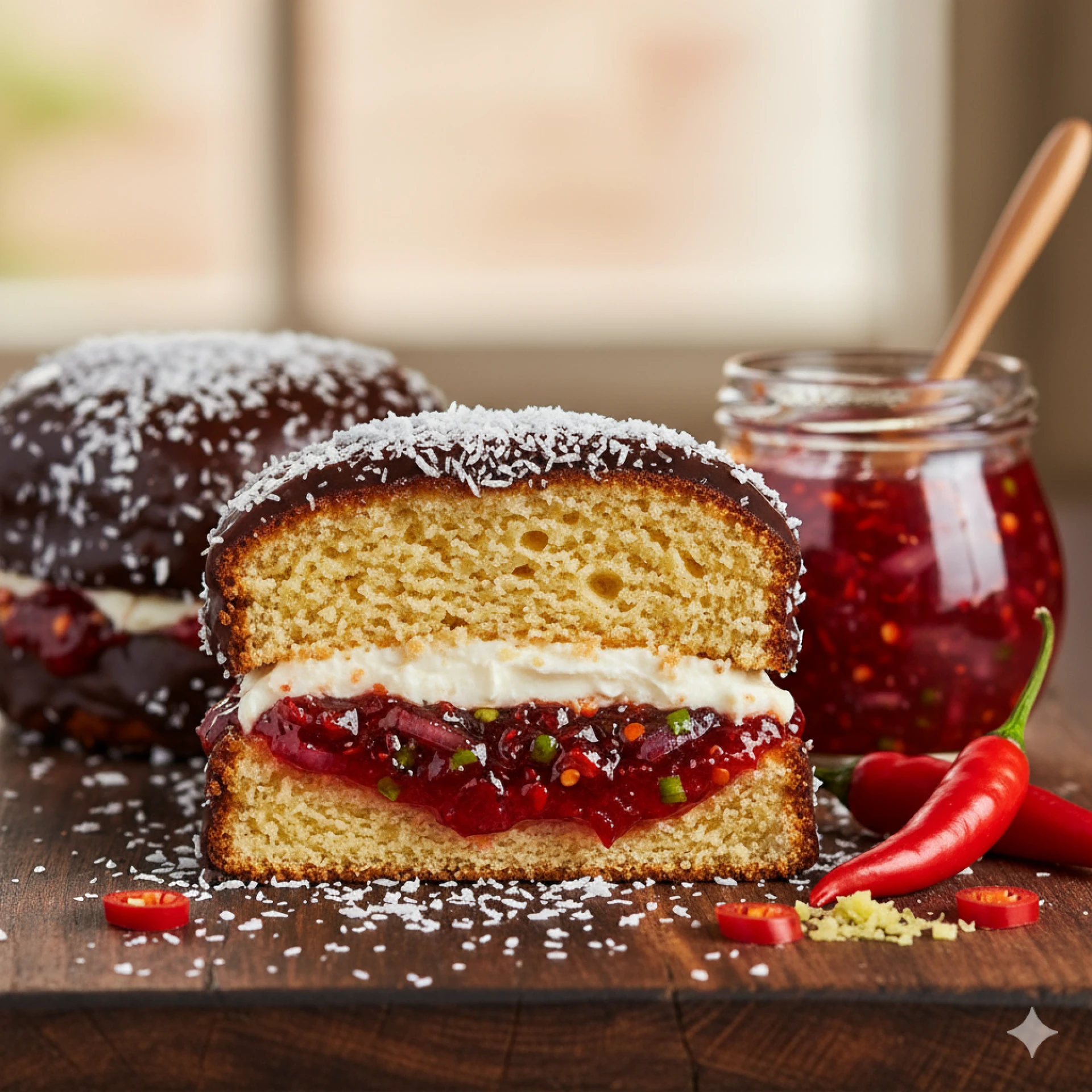 The Ultimate Swicy Twist: How I Reinvented the Classic Lamington with Chilli Jam