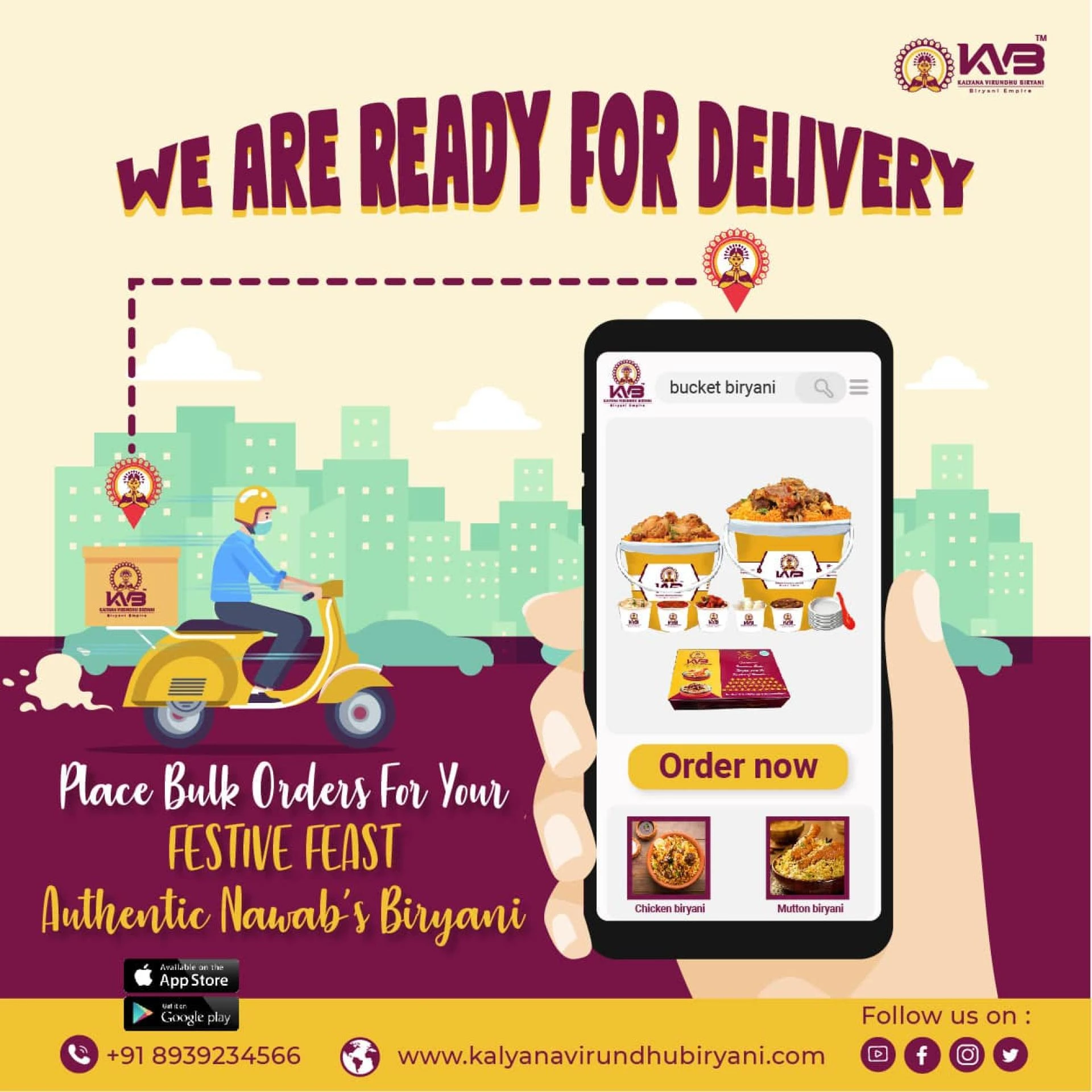 bucket chicken biryani in chennai