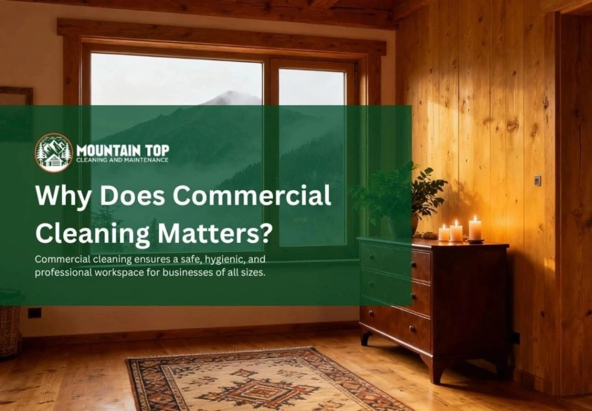 The Importance of Commercial Cleaning: Why Your Business Can’t Afford to Overlook It