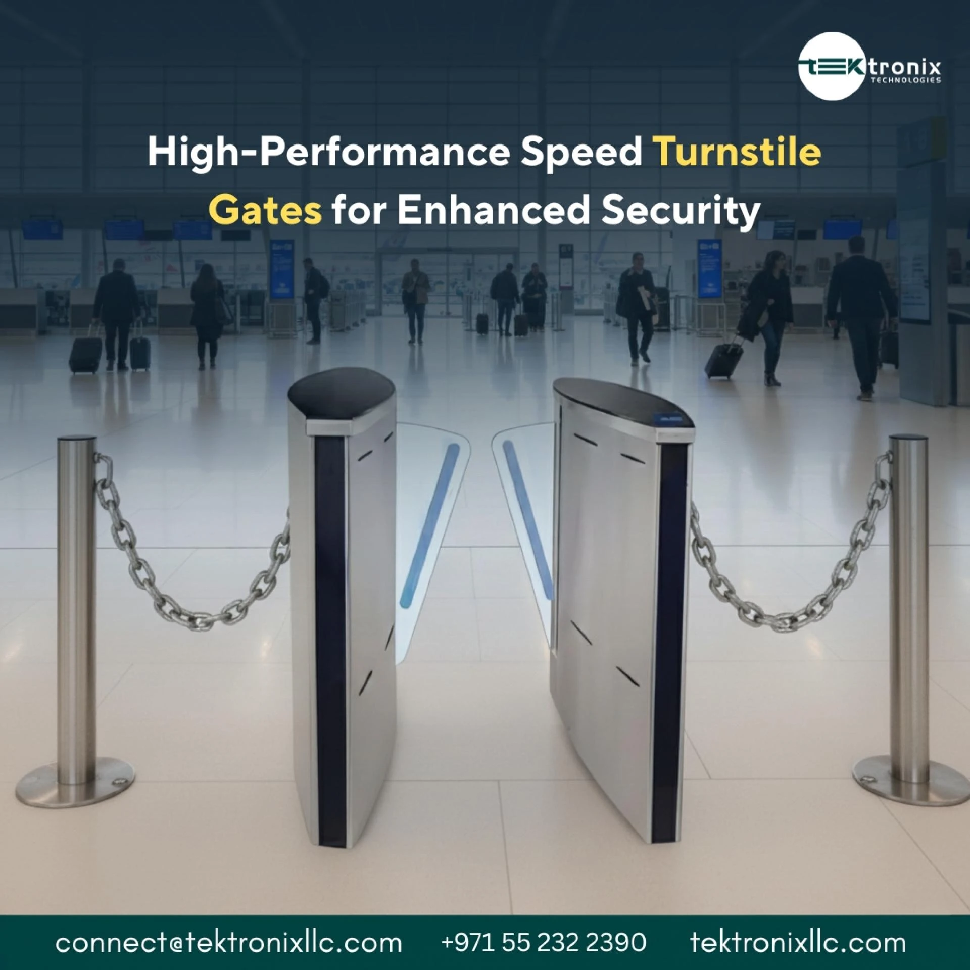 Redefine Access Control with Smart Turnstile Speed Gates across Qatar & GCC