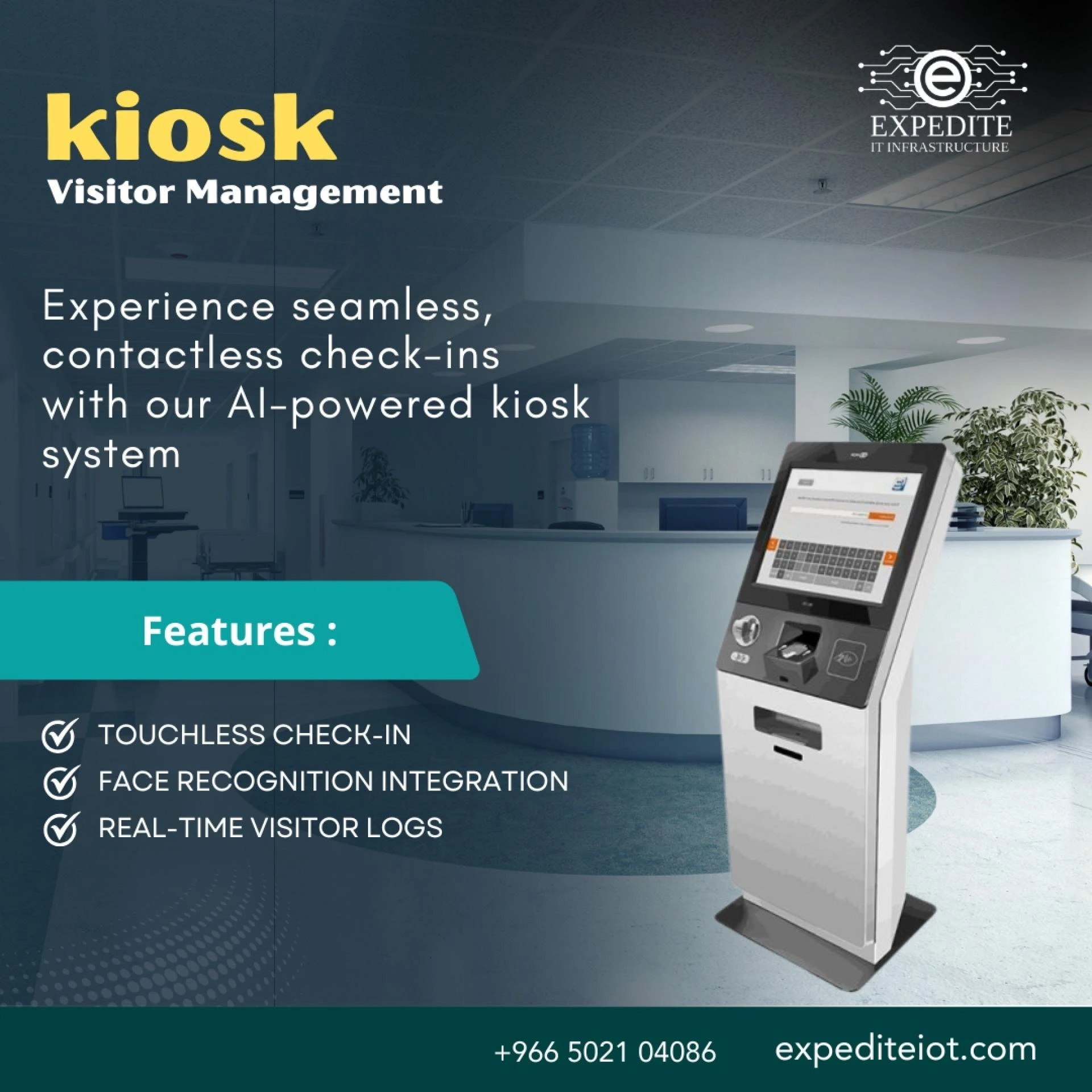 End Reception Chaos - Switch to Digital Visitor Kiosks in KSA
