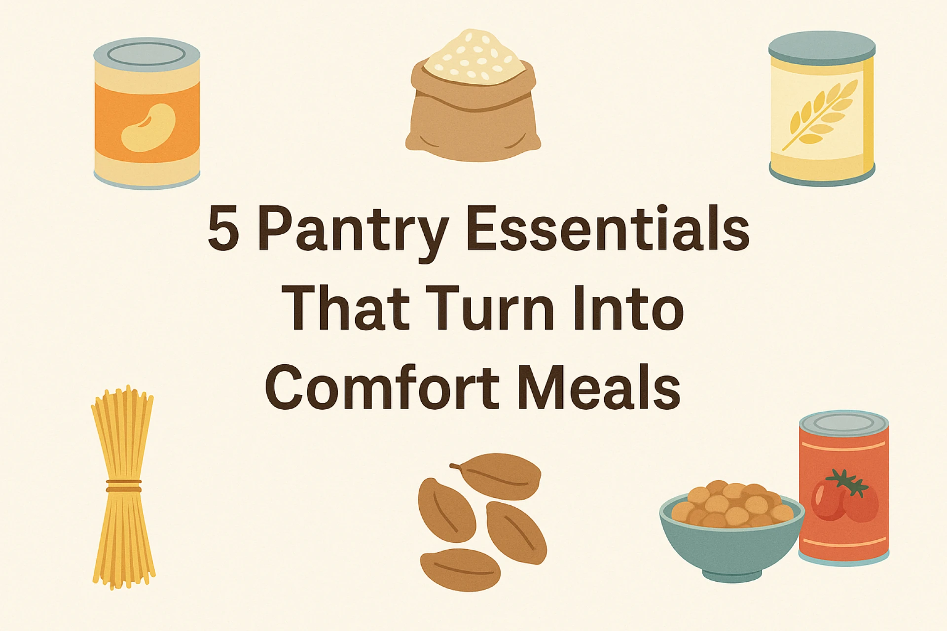 5 Pantry Essentials That Turn into Comfort Meals