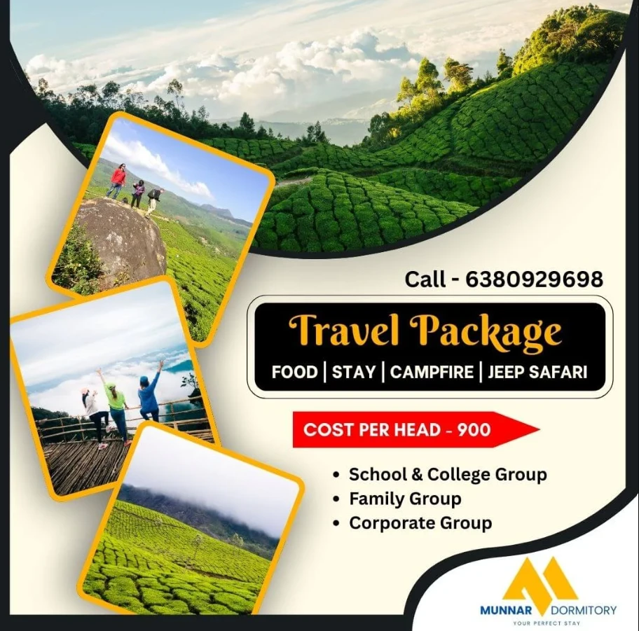 Munnar Dormitory – Your Budget-Friendly Stay in the Hills of Kerala