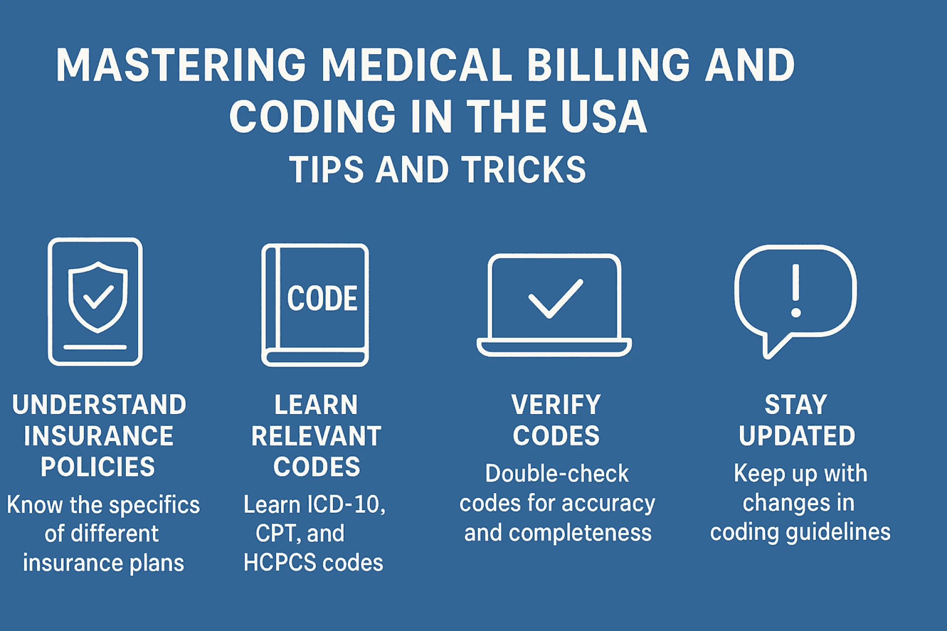 Mastering Medical Billing and Coding in the USA: Tips and Tricks