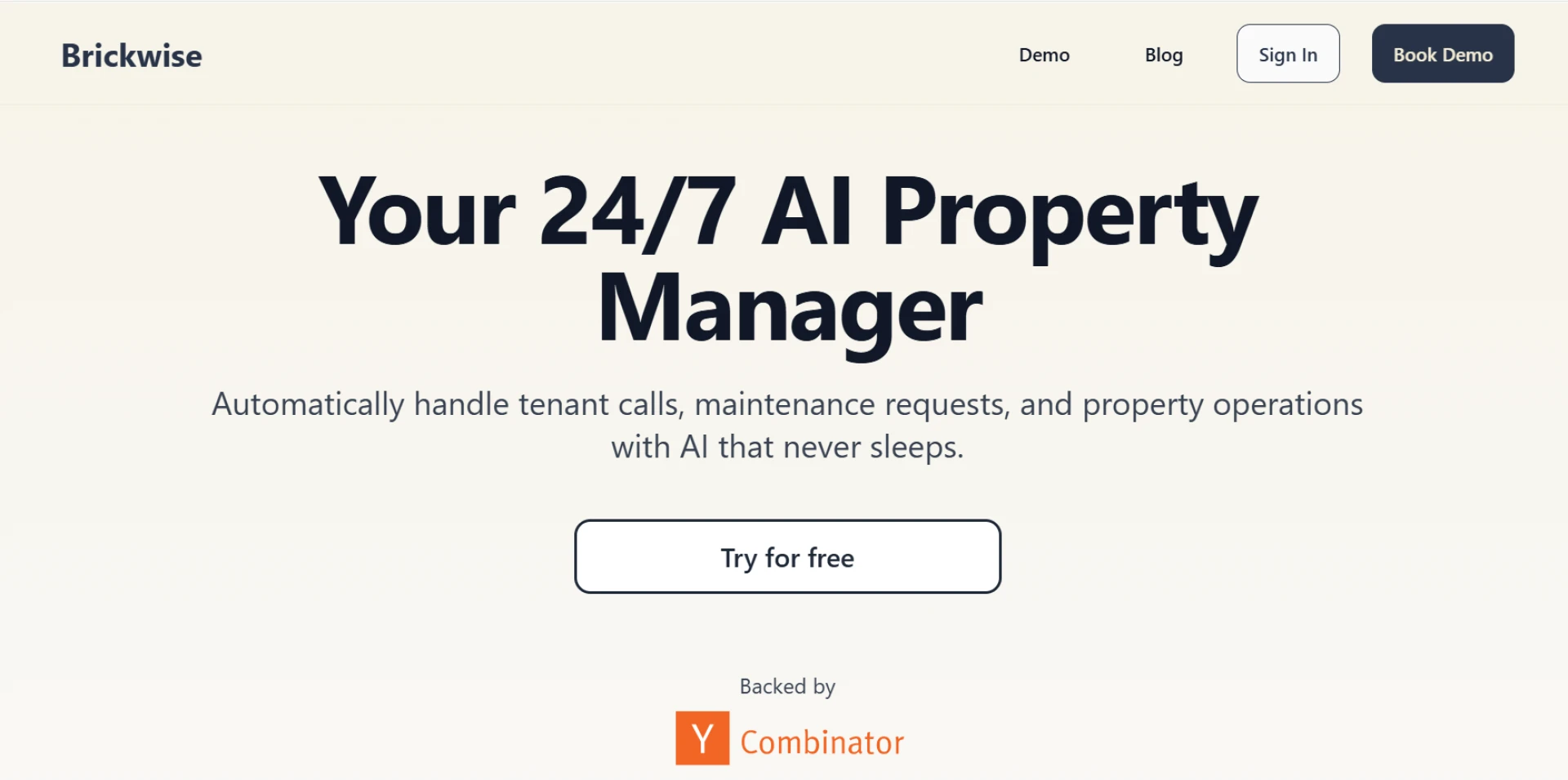 Property Management with AI Property Manager Brickwise AI
