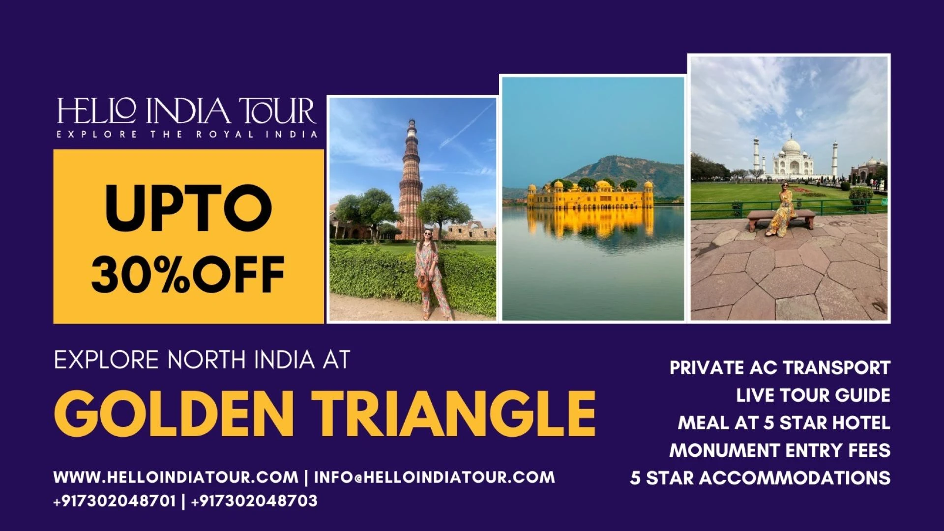 Explore the Best of India with Hello India Tour’s Golden Triangle Tours