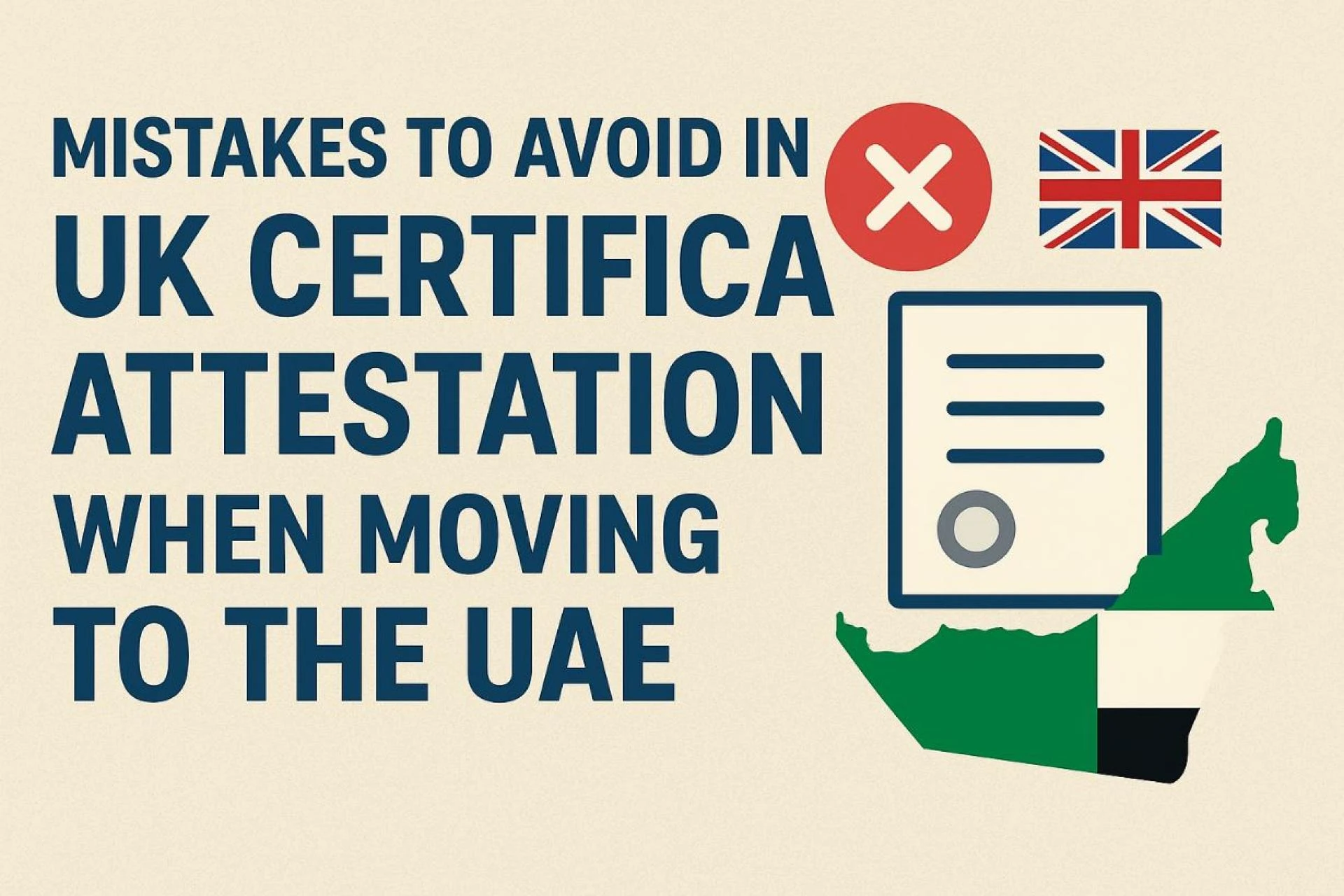 Common Mistakes to Avoid in UK Certificate Attestation for UAE