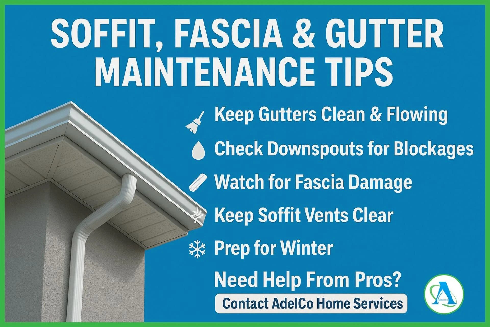 Soffit Fascia Gutter Maintenance Tips