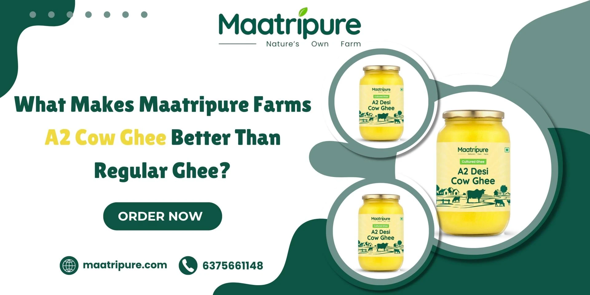 What Makes Maatripure Farms A2 Cow Ghee Better Than Regular Ghee?