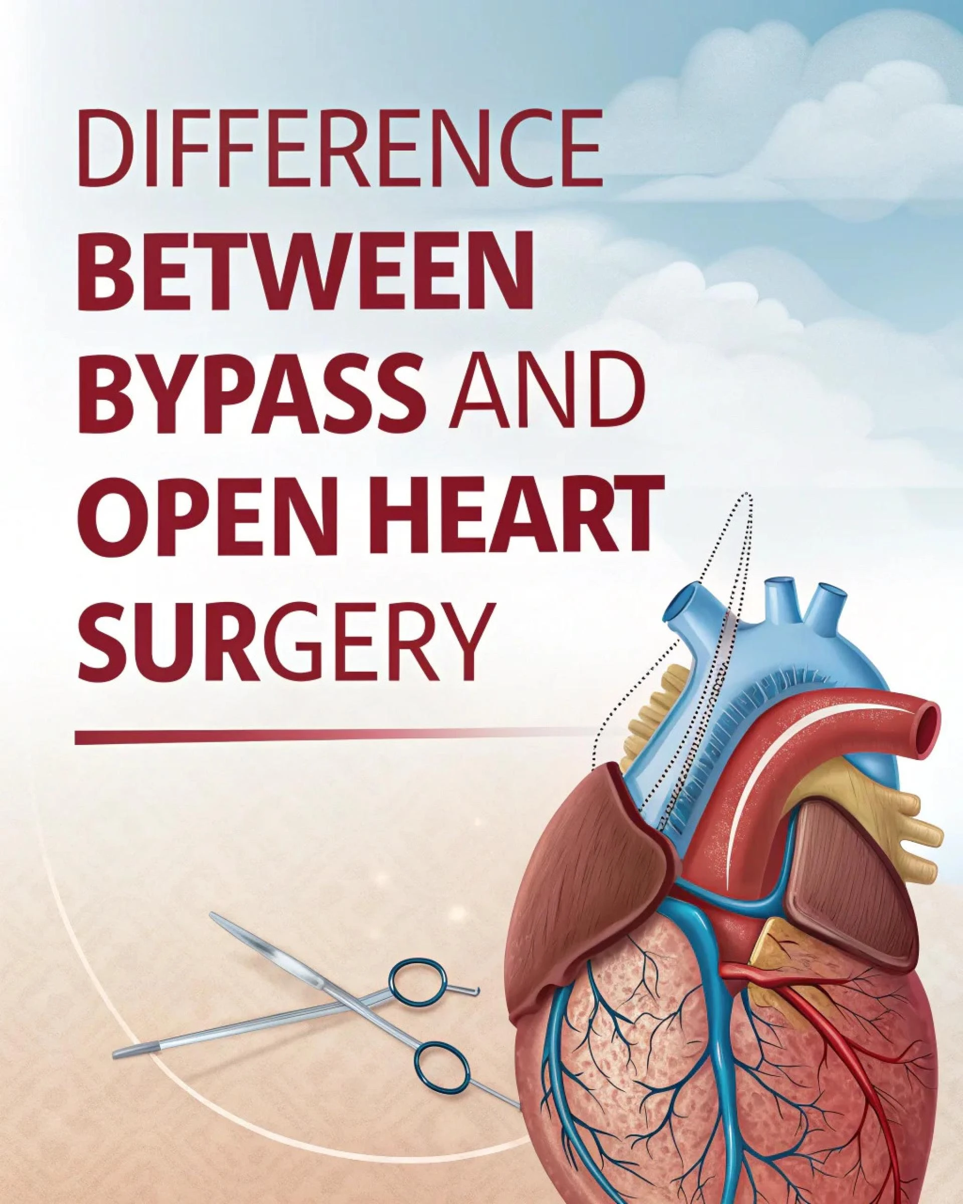 Understanding the Difference Between Bypass and Open Heart Surgery