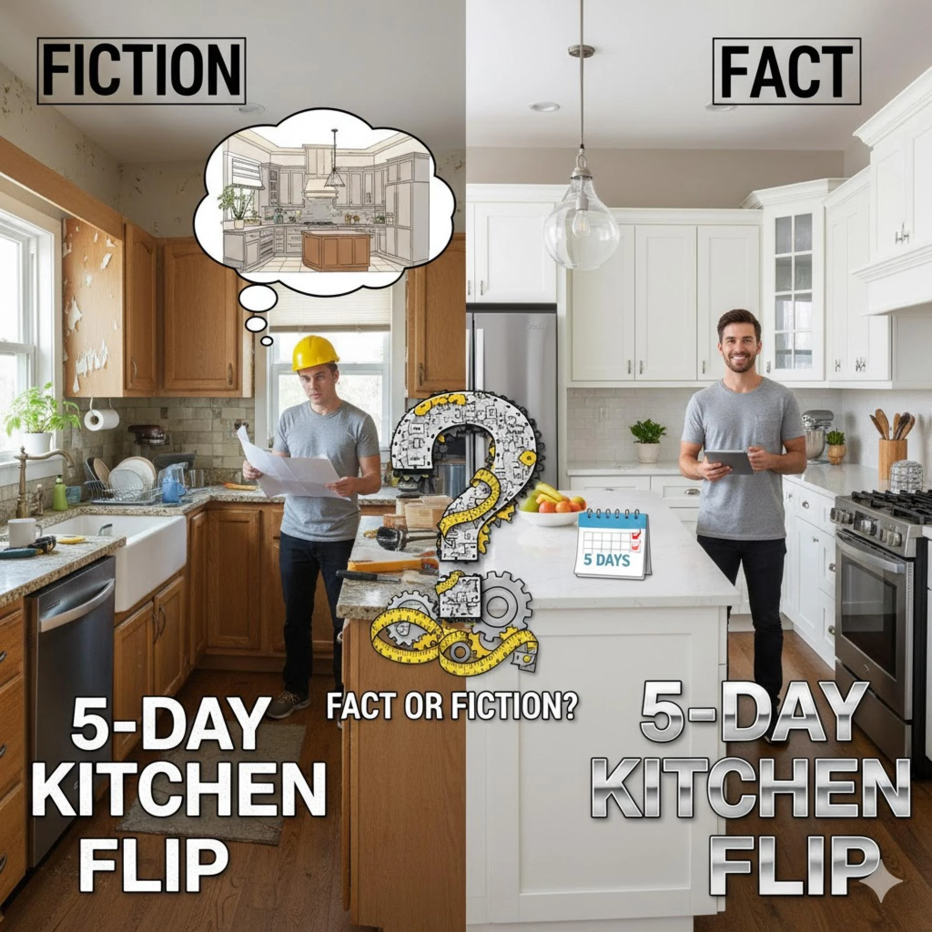 The 5-Day Kitchen Flip: Fact or Fiction?