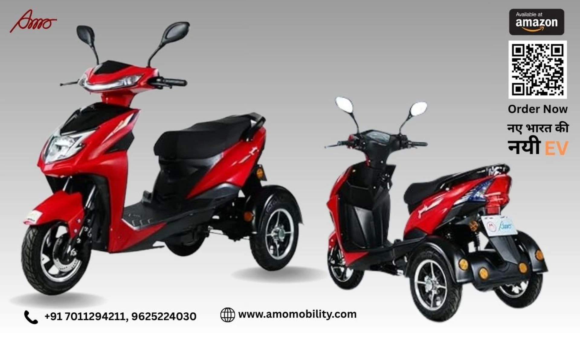 AMO Jaunty 3W Features Make the Handicap Electric Scooter the Greatest Mobility Choice