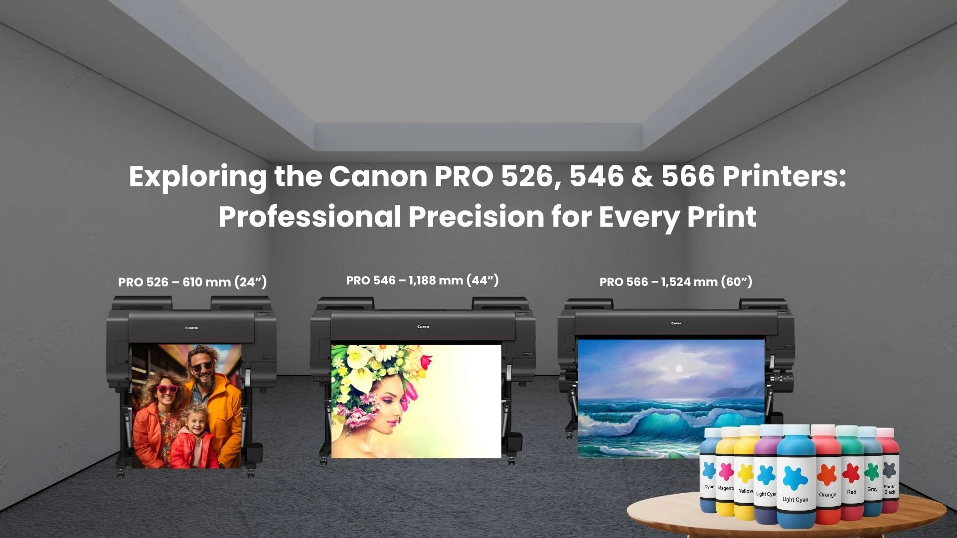 Exploring the Canon PRO 526, 546 & 566 Printers: Professional Precision for Every Print