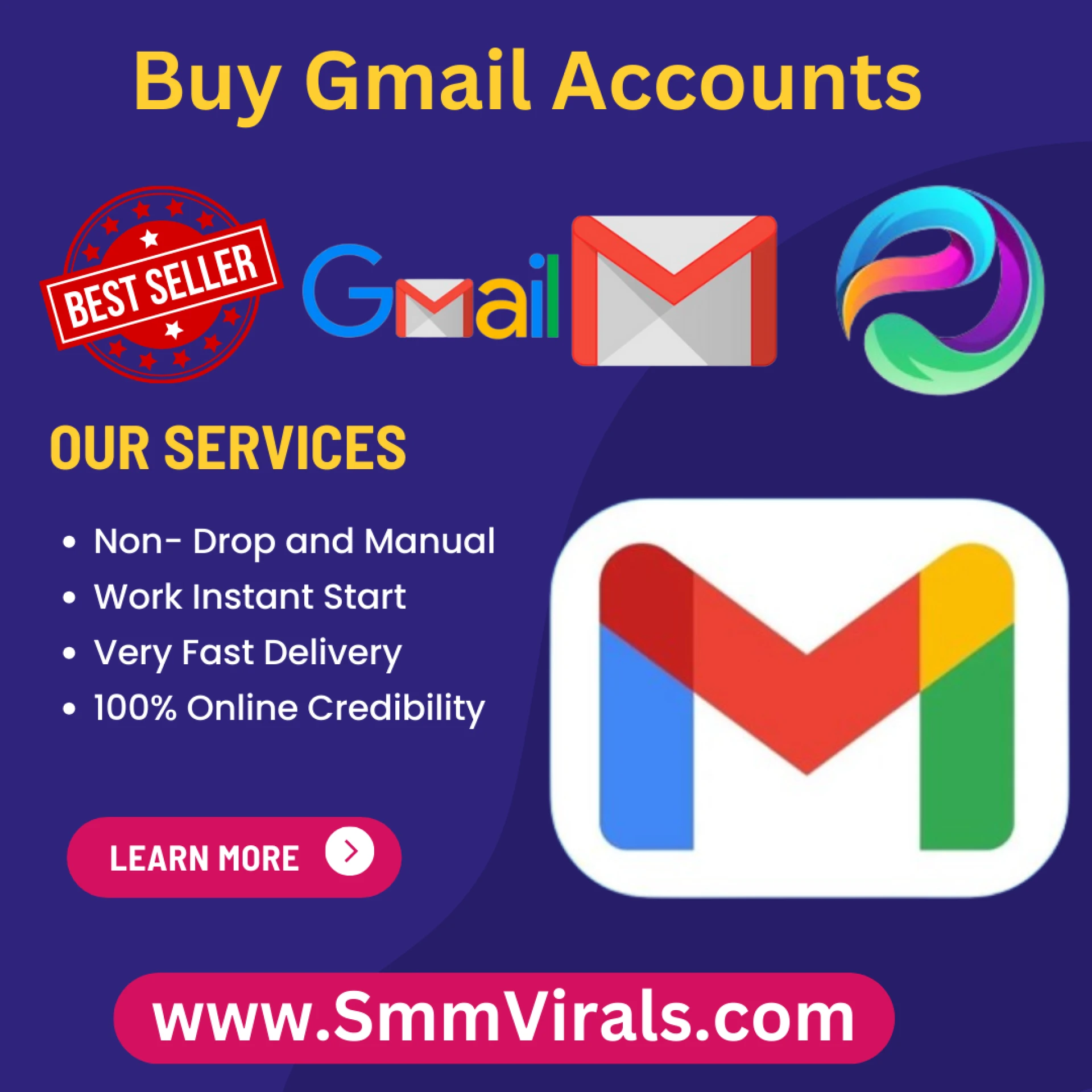Quote by 1 Best Sites to Buy Gmail Accounts in Bulk - SmmVirals
