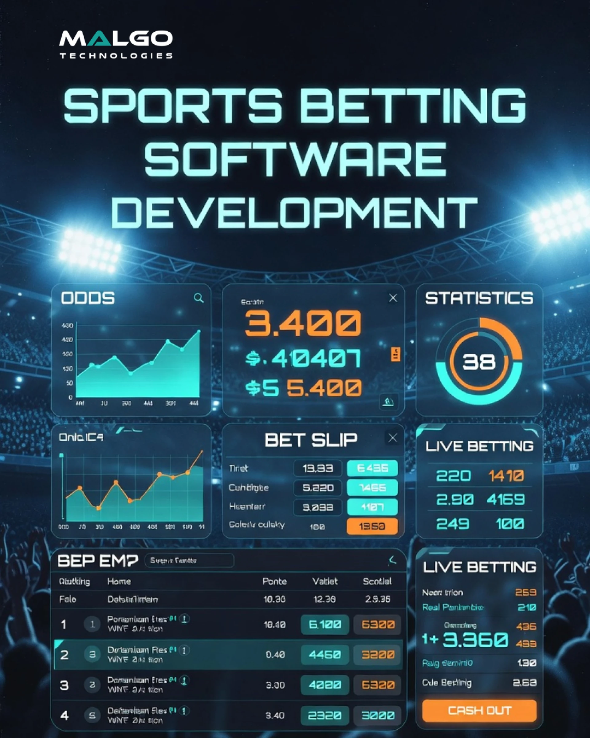 Sports Betting Software Development Company: Building High-Quality Platforms with Malgo