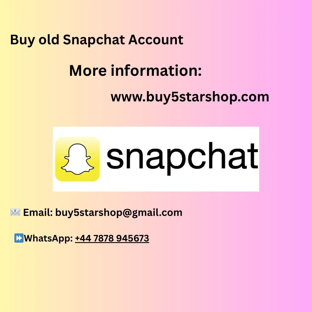 The A - Z Guide Of BUY AGED SNAPCHAT ACCOUNT